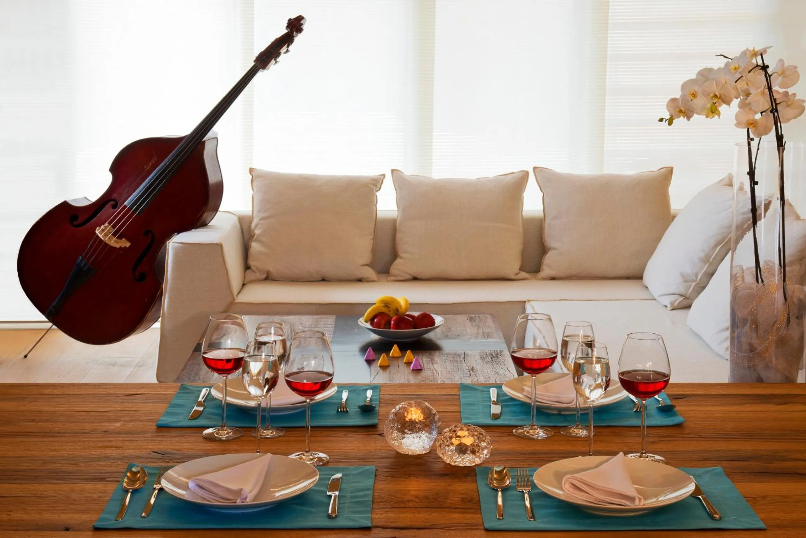 Living room in Conte Marino Villas