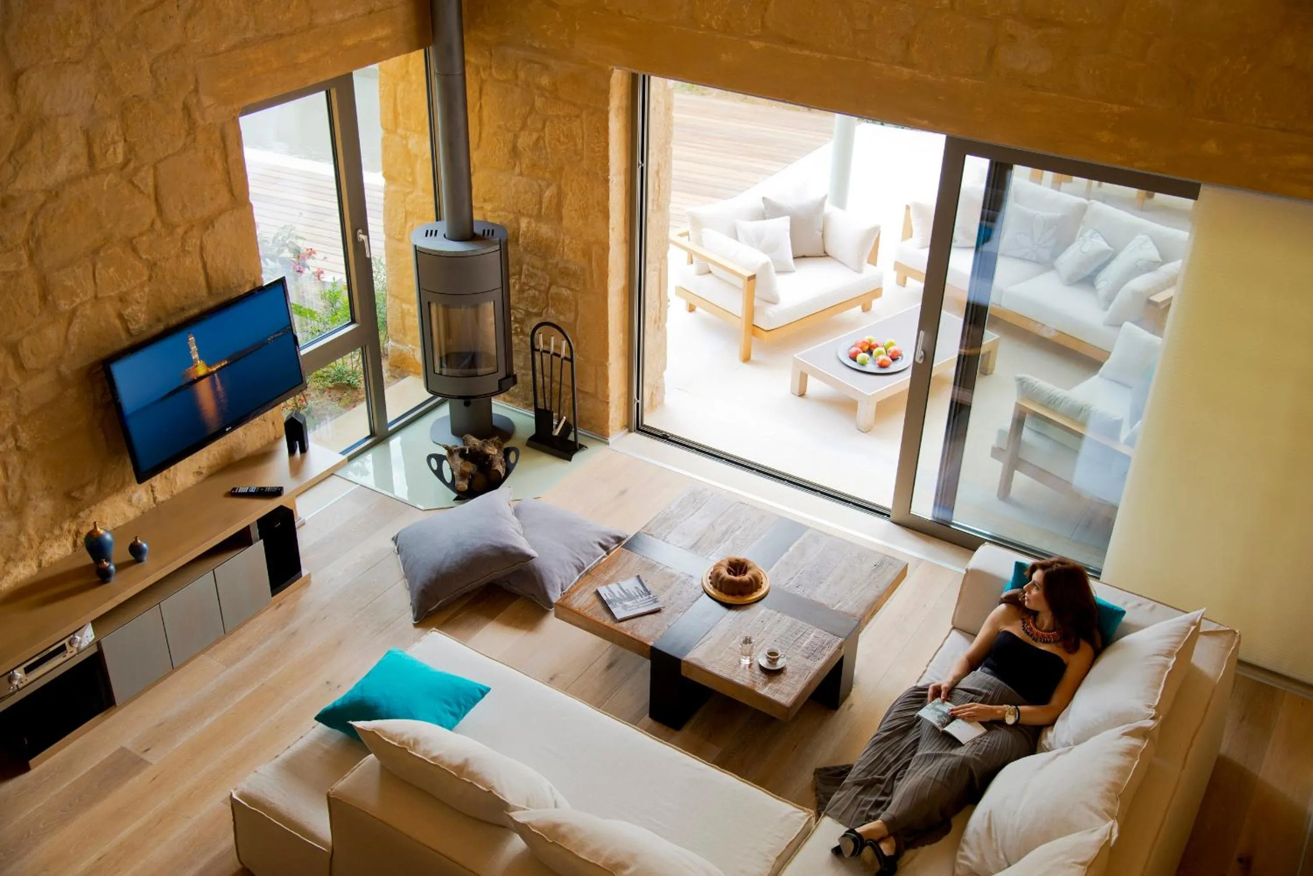 Living room in Conte Marino Villas