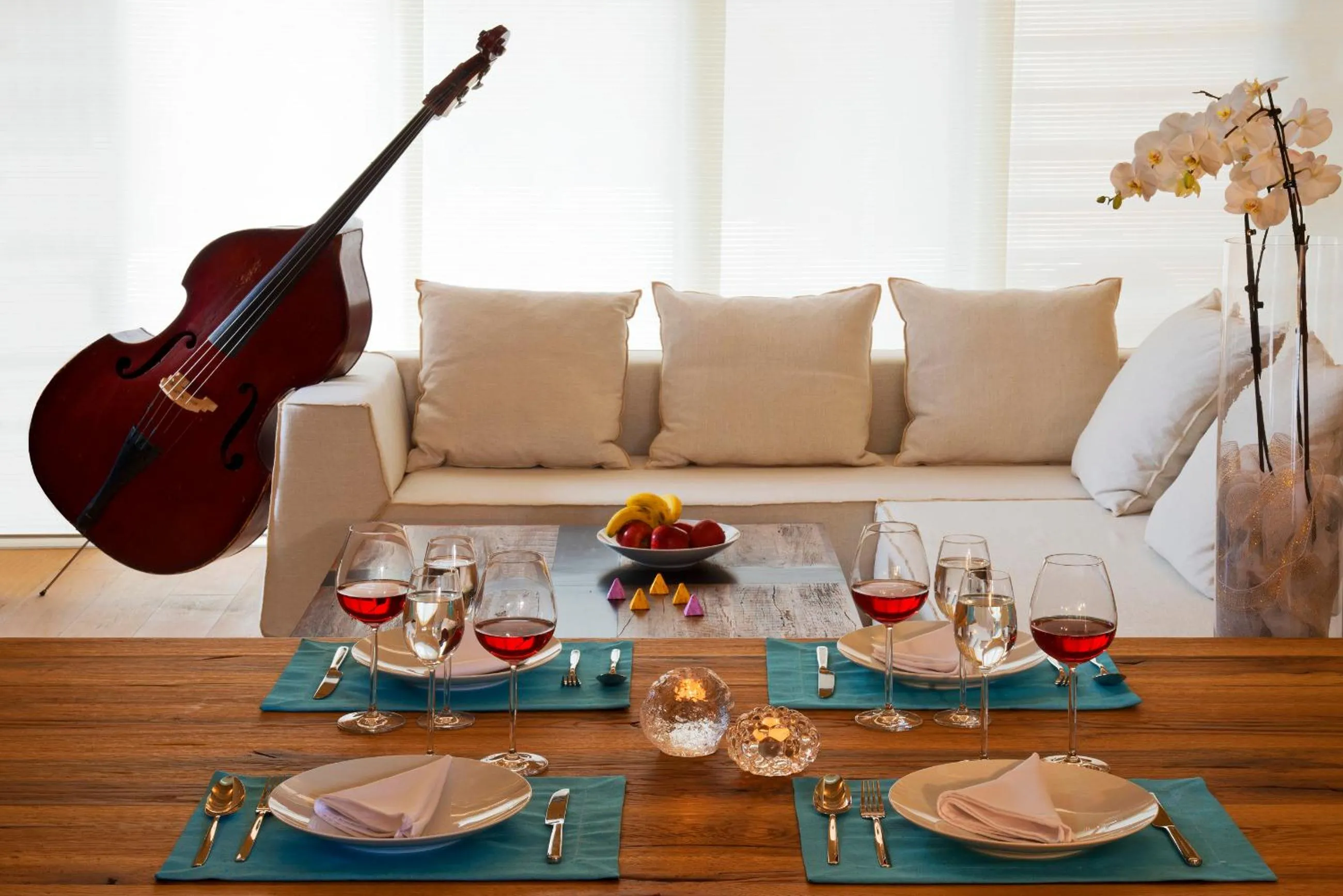 Living room in Conte Marino Villas