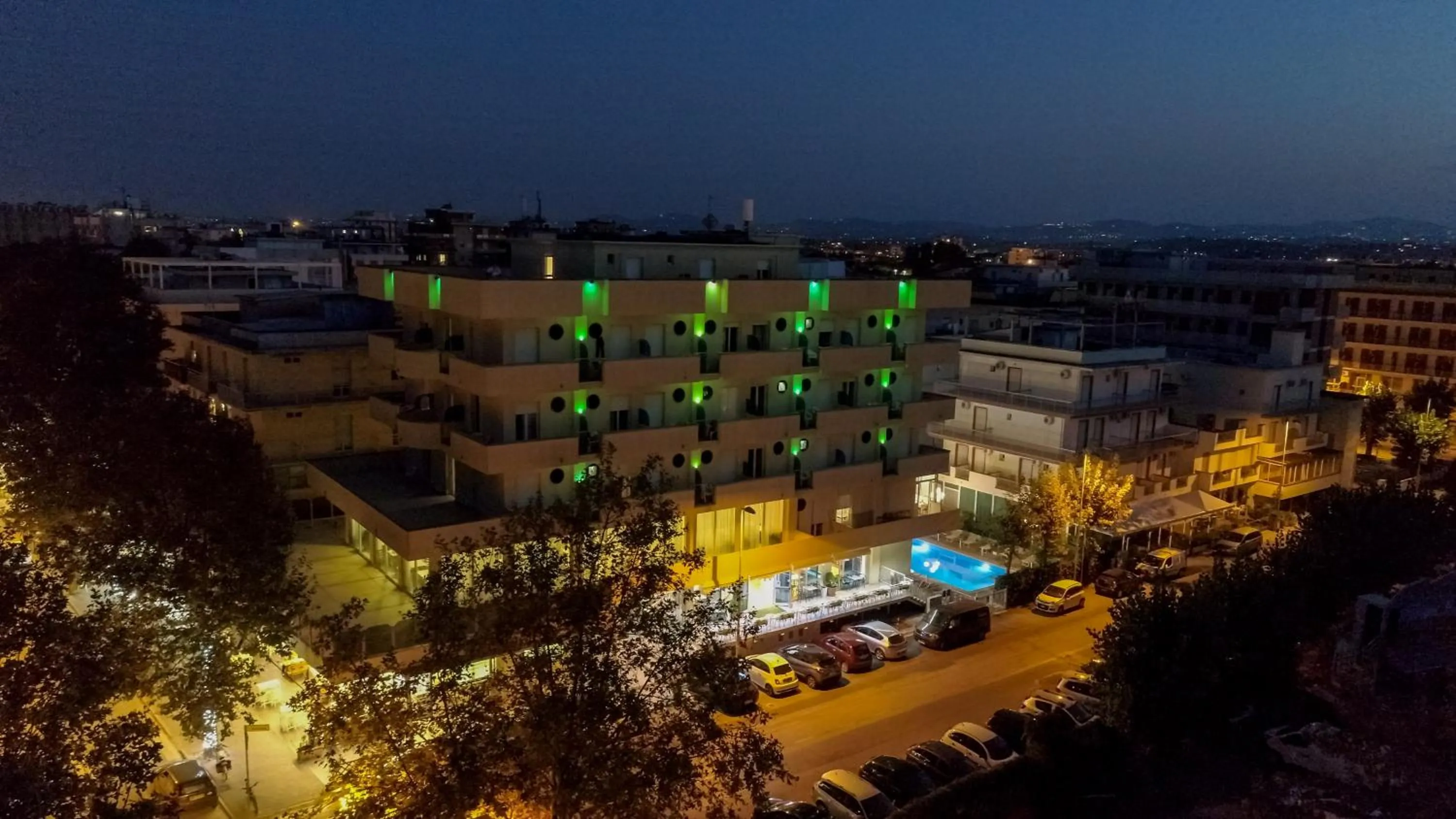 Bird's eye view in Hotel Beverly