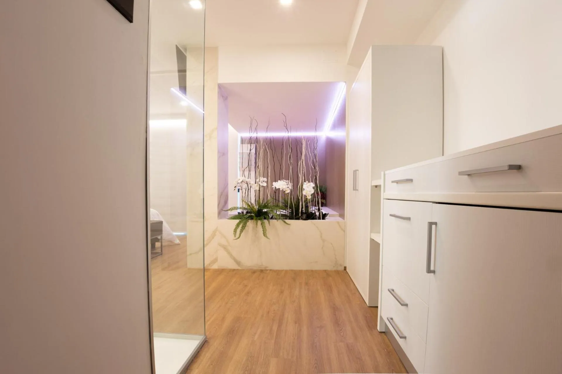 Kitchen or kitchenette in Popula Rooms & Mediterranean Bay