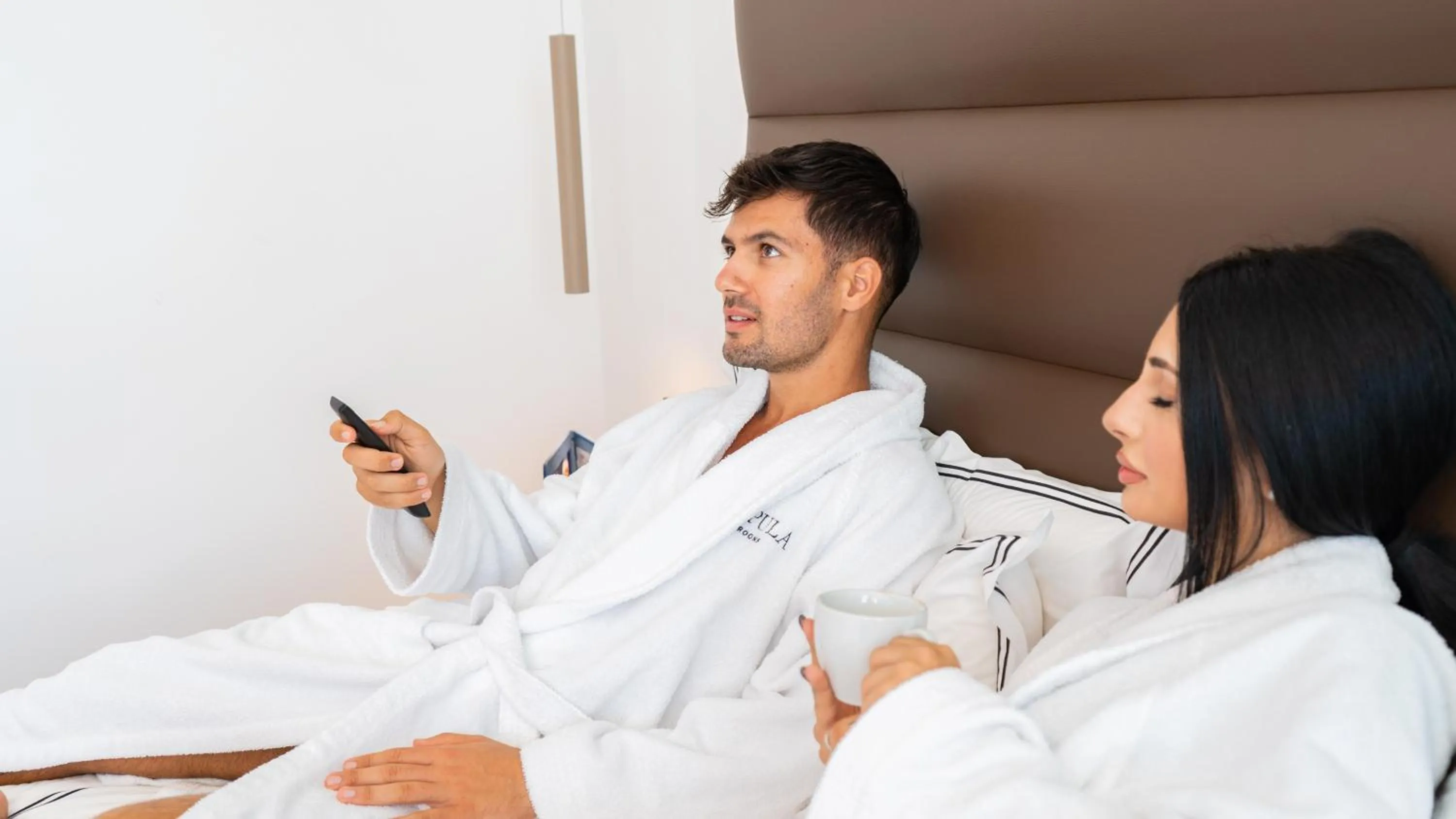 People in Popula Rooms & Mediterranean Bay