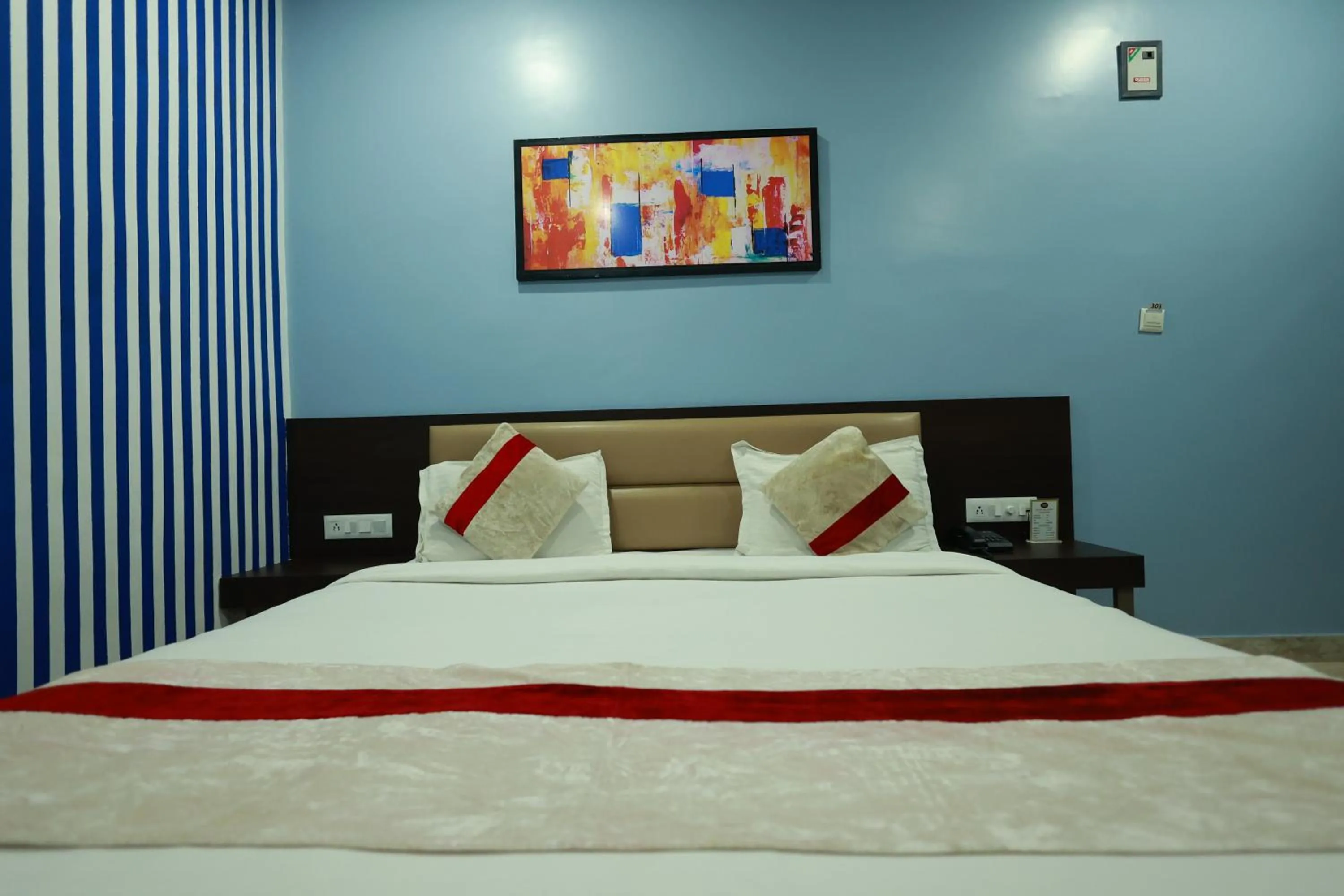 Bed in Hotel Jai Harsh