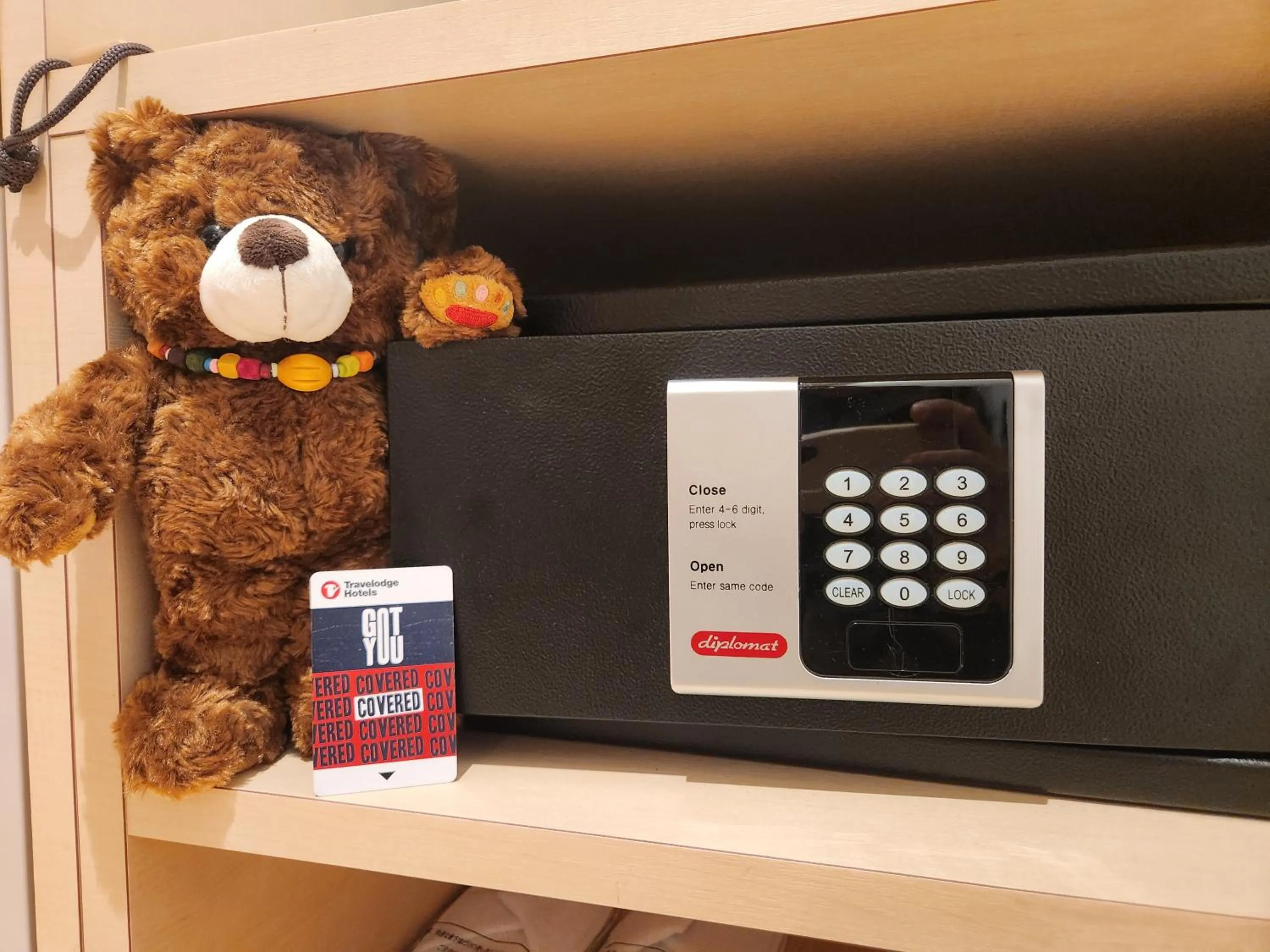 safe in Travelodge Honmachi Osaka