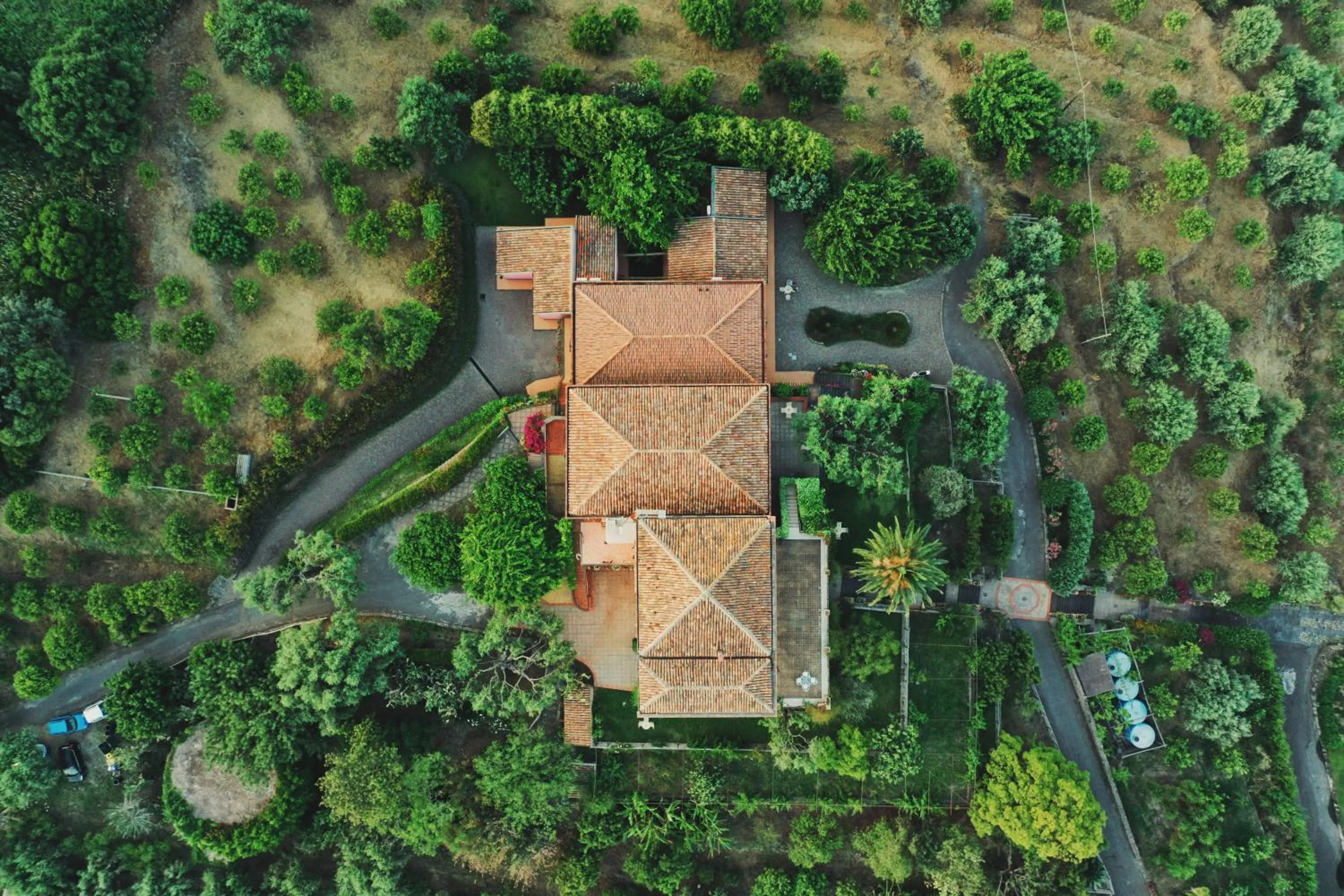 Bird's eye view in Antico Borgo Etneo Country Hotel