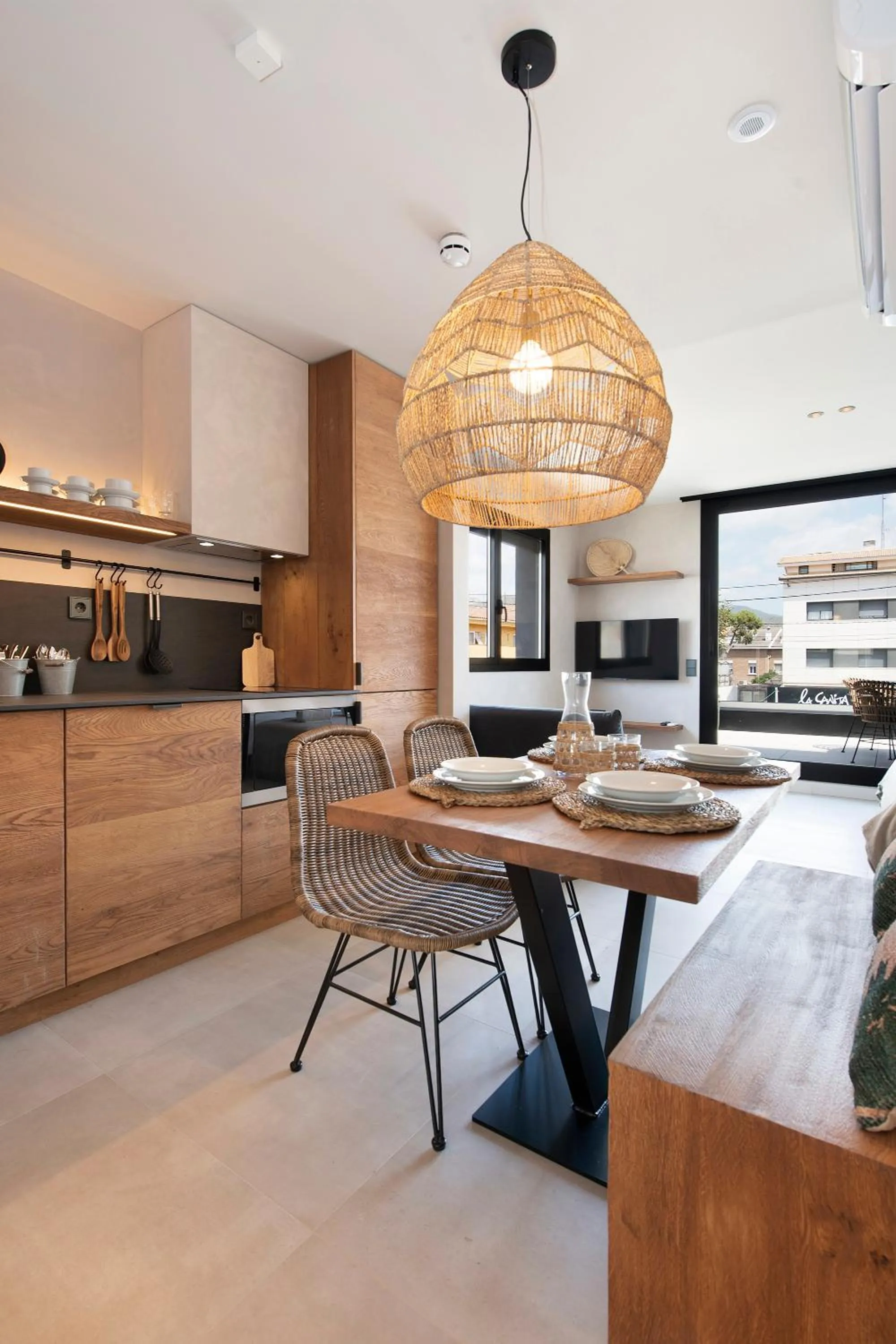 Kitchen or kitchenette in Apartamentos Balisse