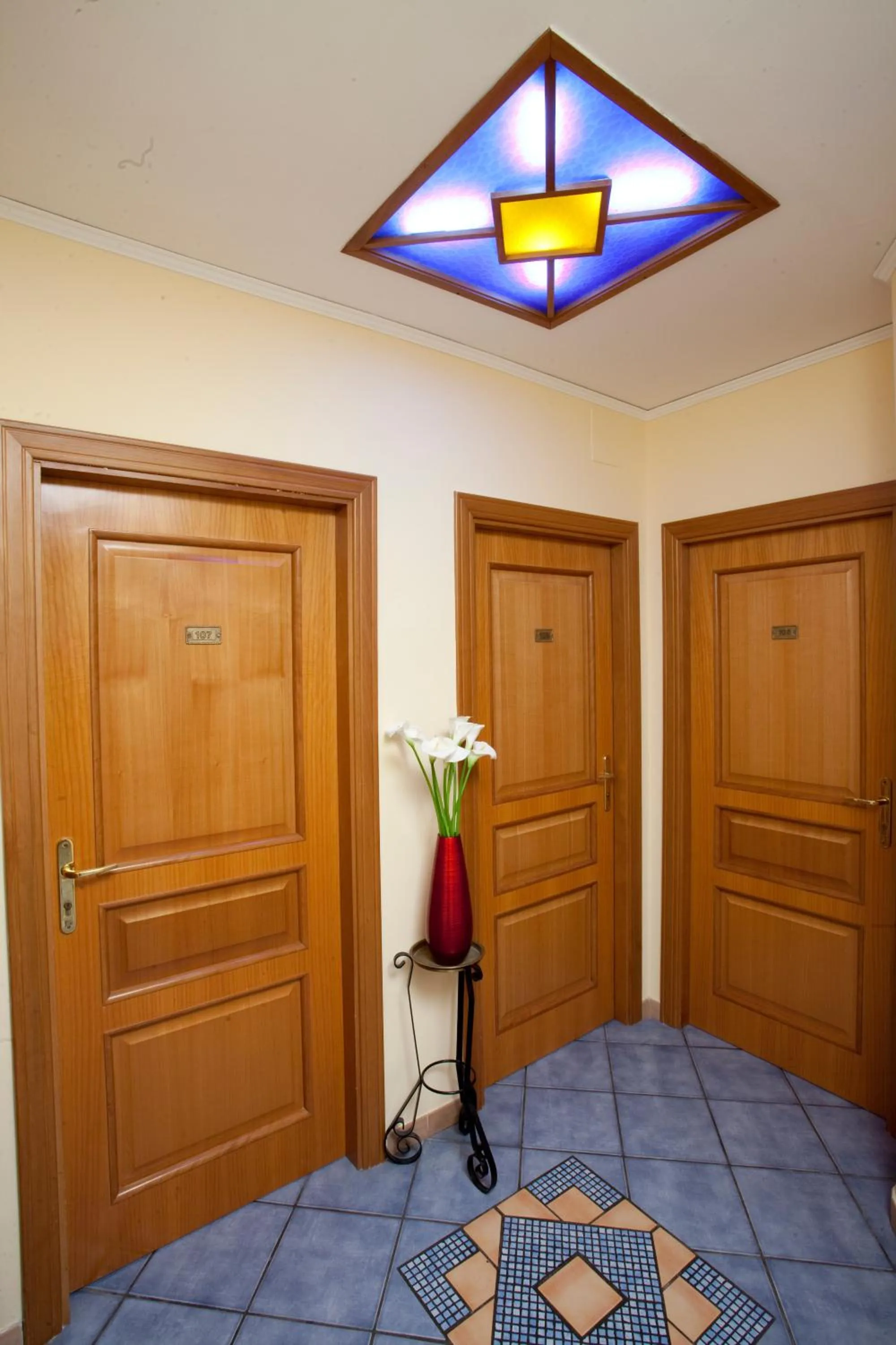 Bed in Hotel Piccolo Sogno