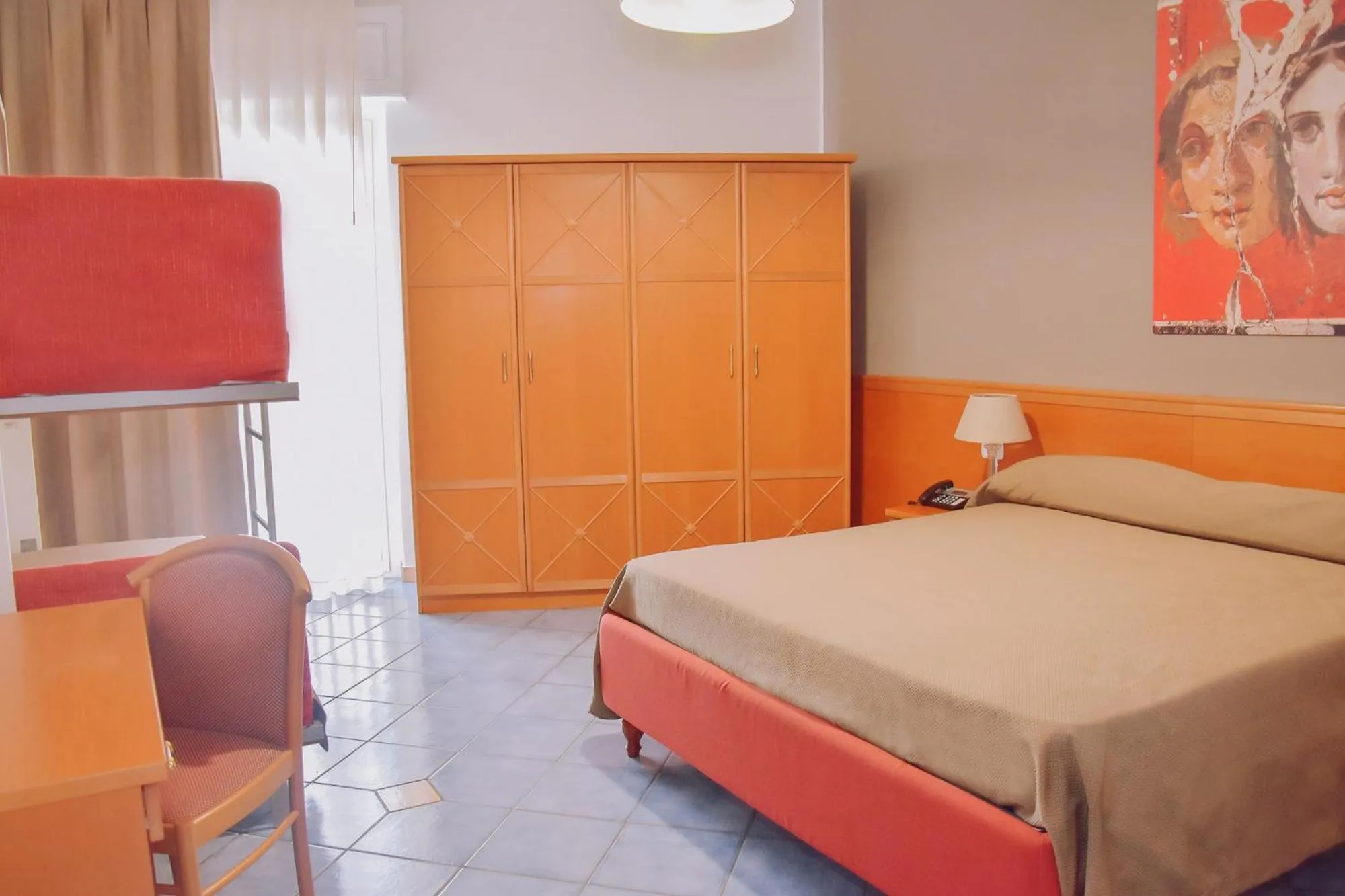 Bed in Hotel Piccolo Sogno