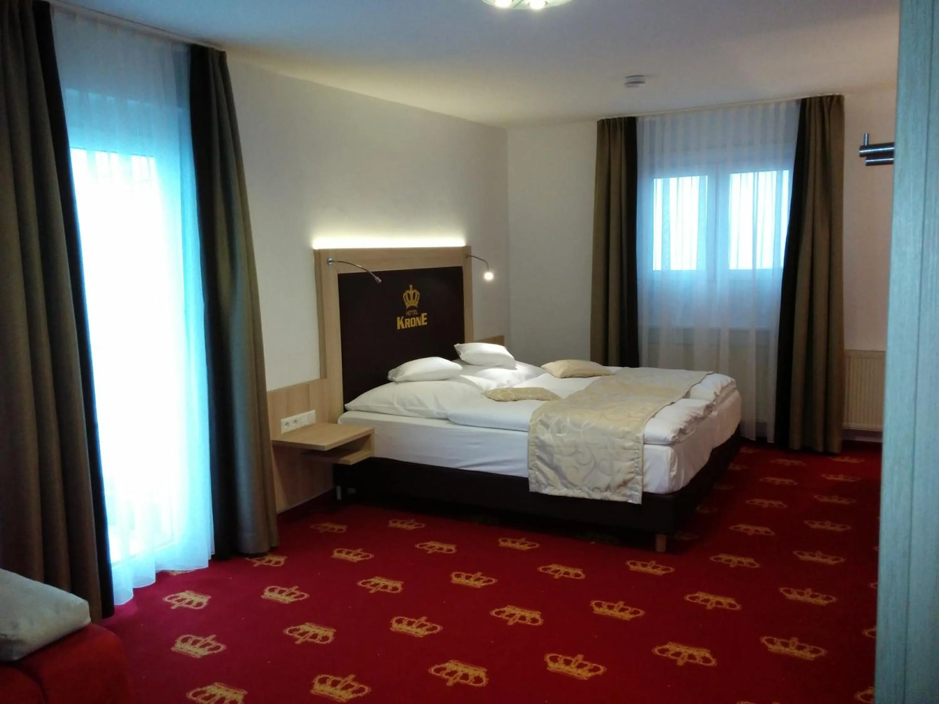 Photo of the whole room, Bed in Wellness Hotel Garni Krone