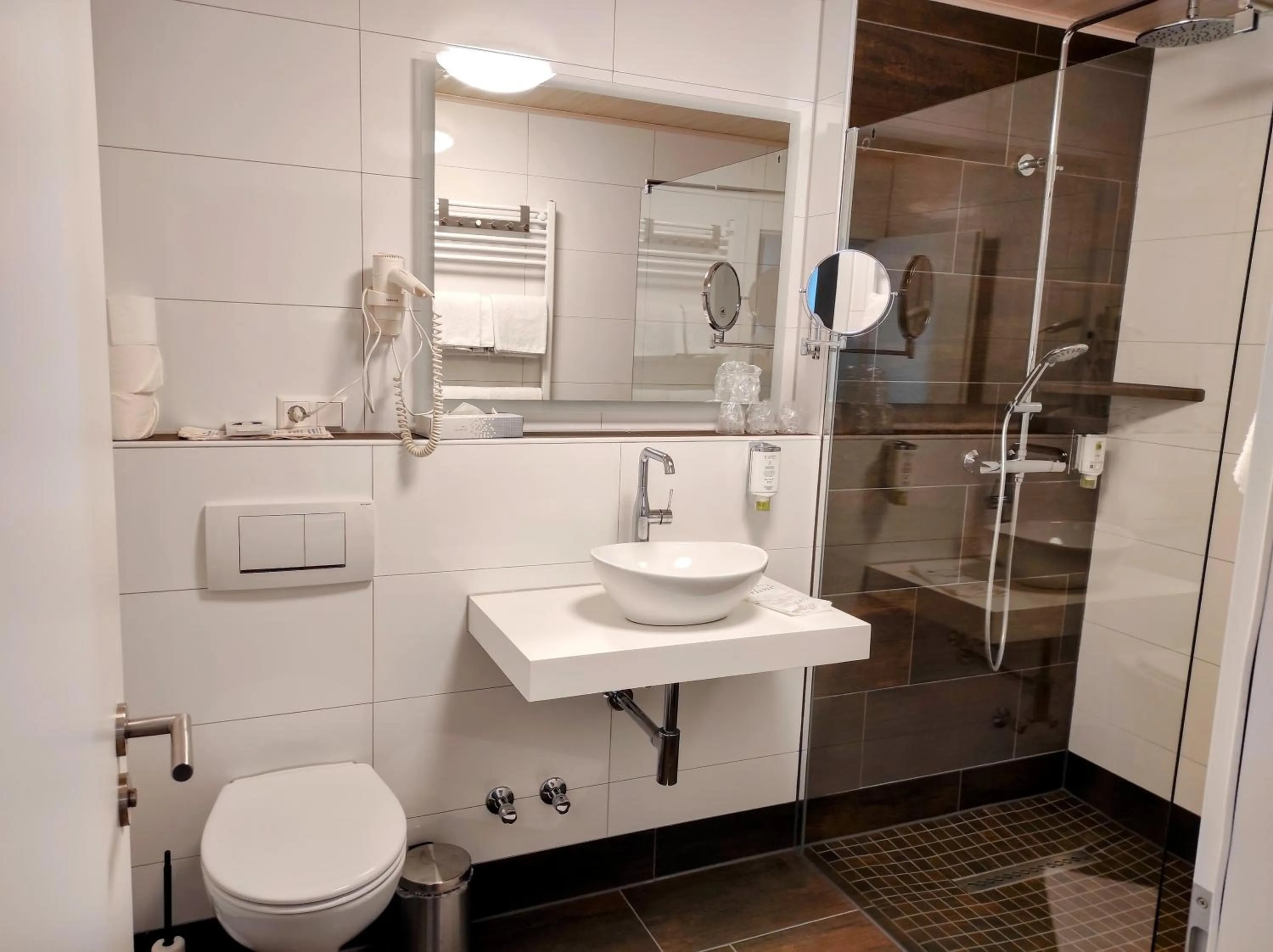 Shower in Wellness Hotel Garni Krone