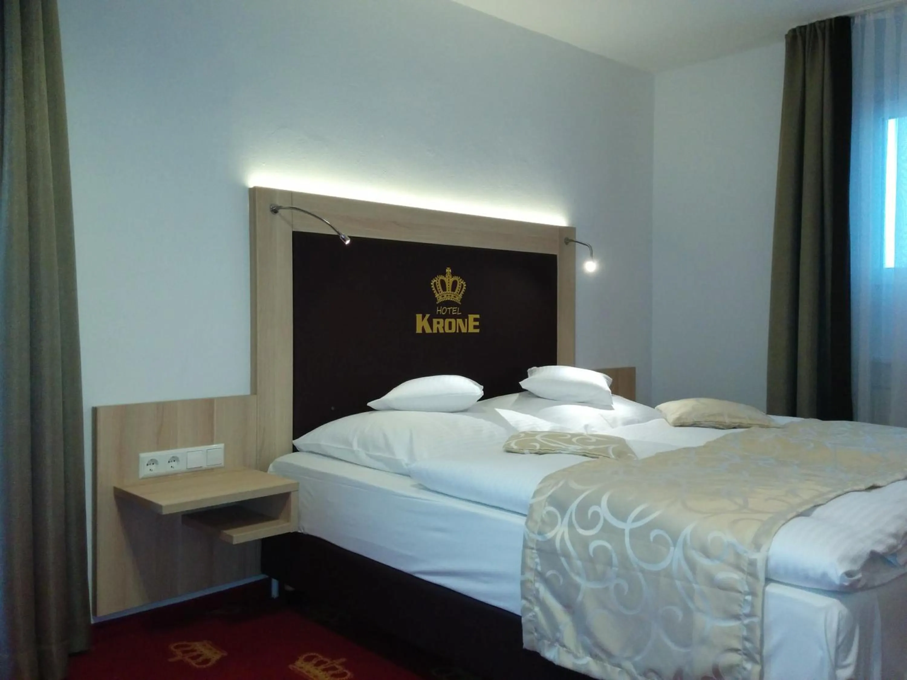 Photo of the whole room, Bed in Wellness Hotel Garni Krone