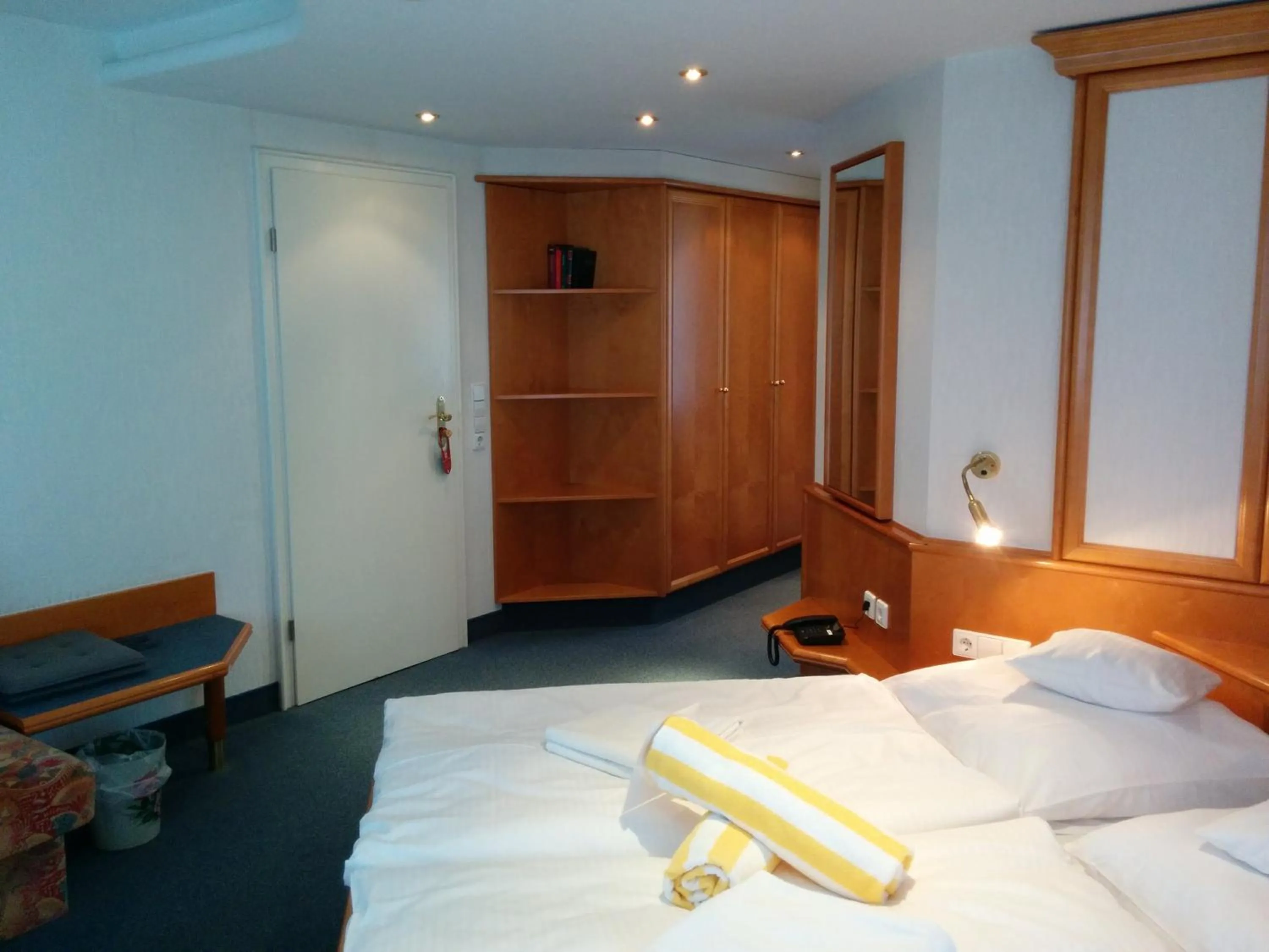 Photo of the whole room, Bed in Wellness Hotel Garni Krone