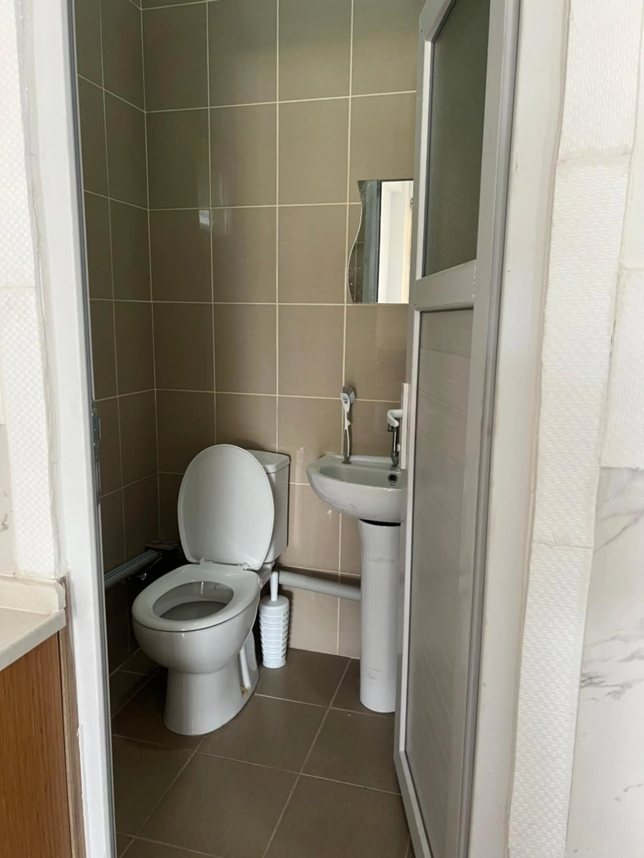 Bathroom in çırpan apart otel