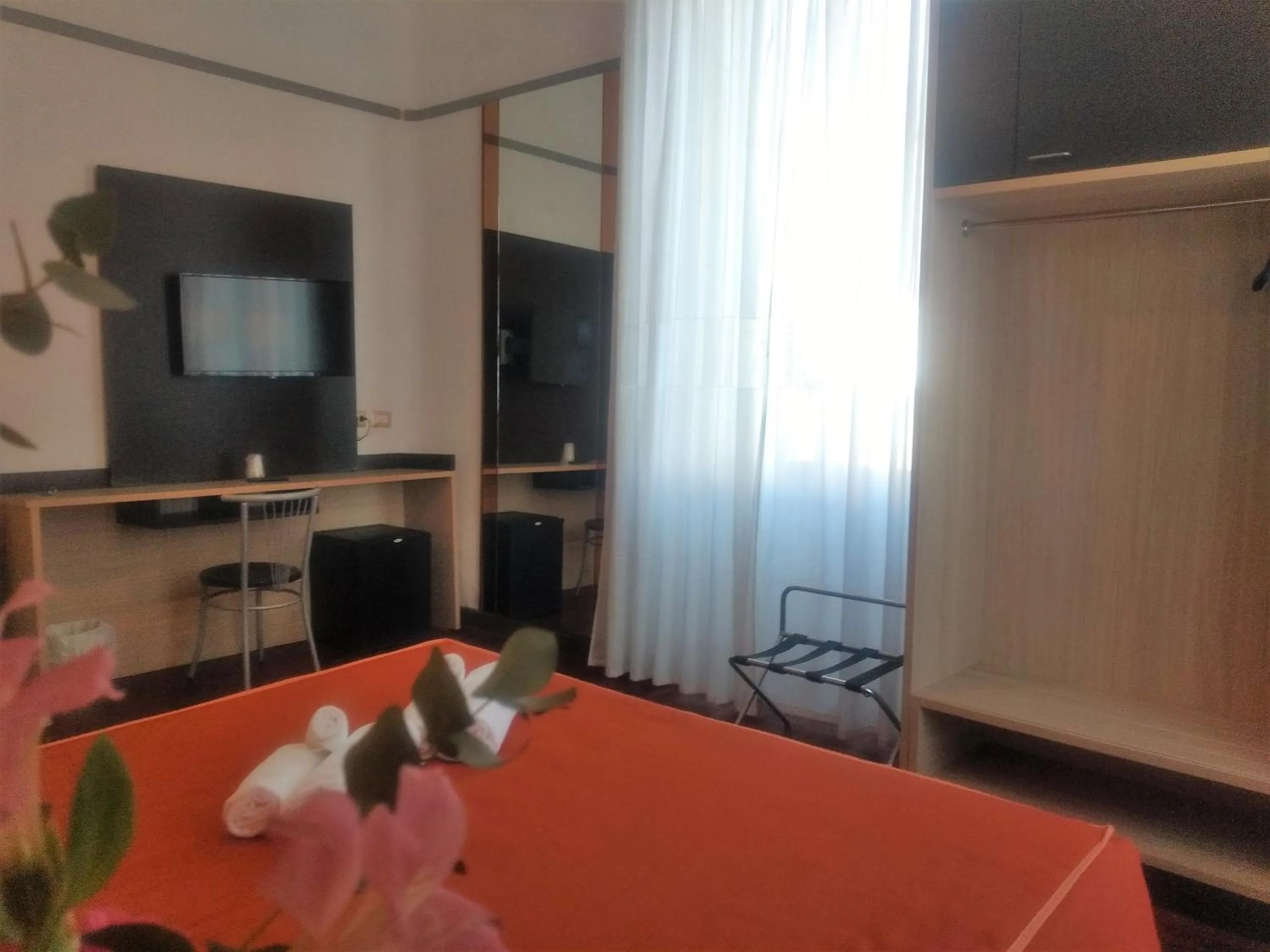 Bed in Hotel Morandi