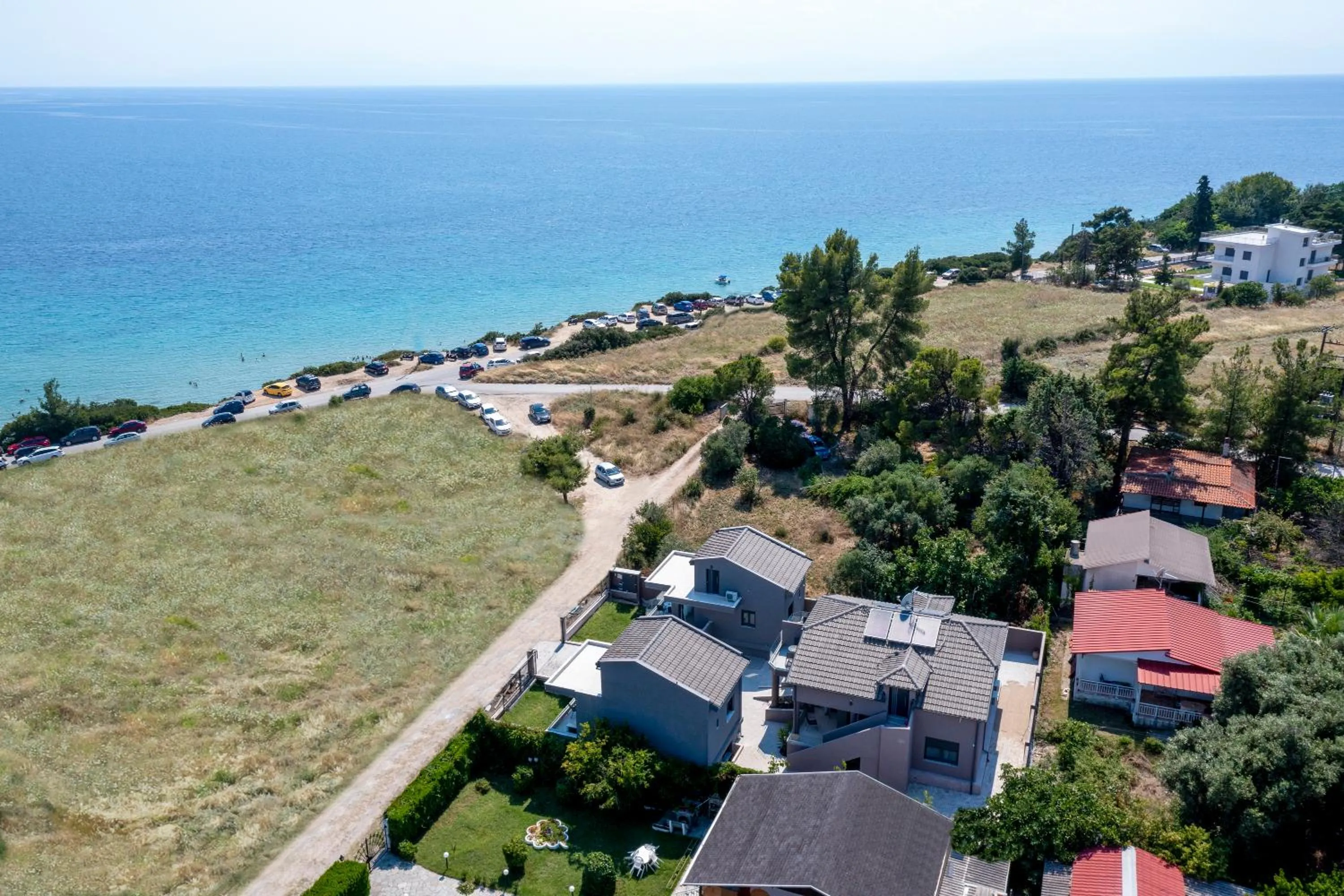 Bird's eye view in Mykoniatika Villas