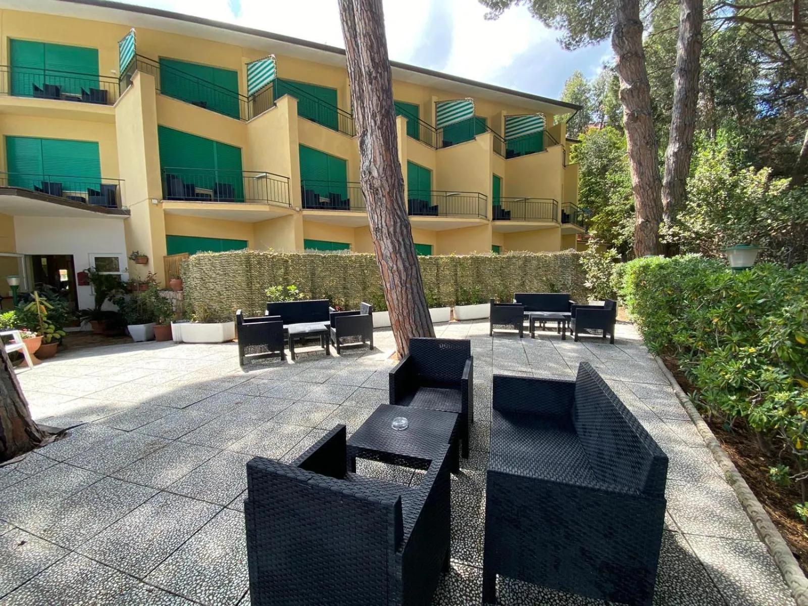 Patio in Hotel Monna Lisa