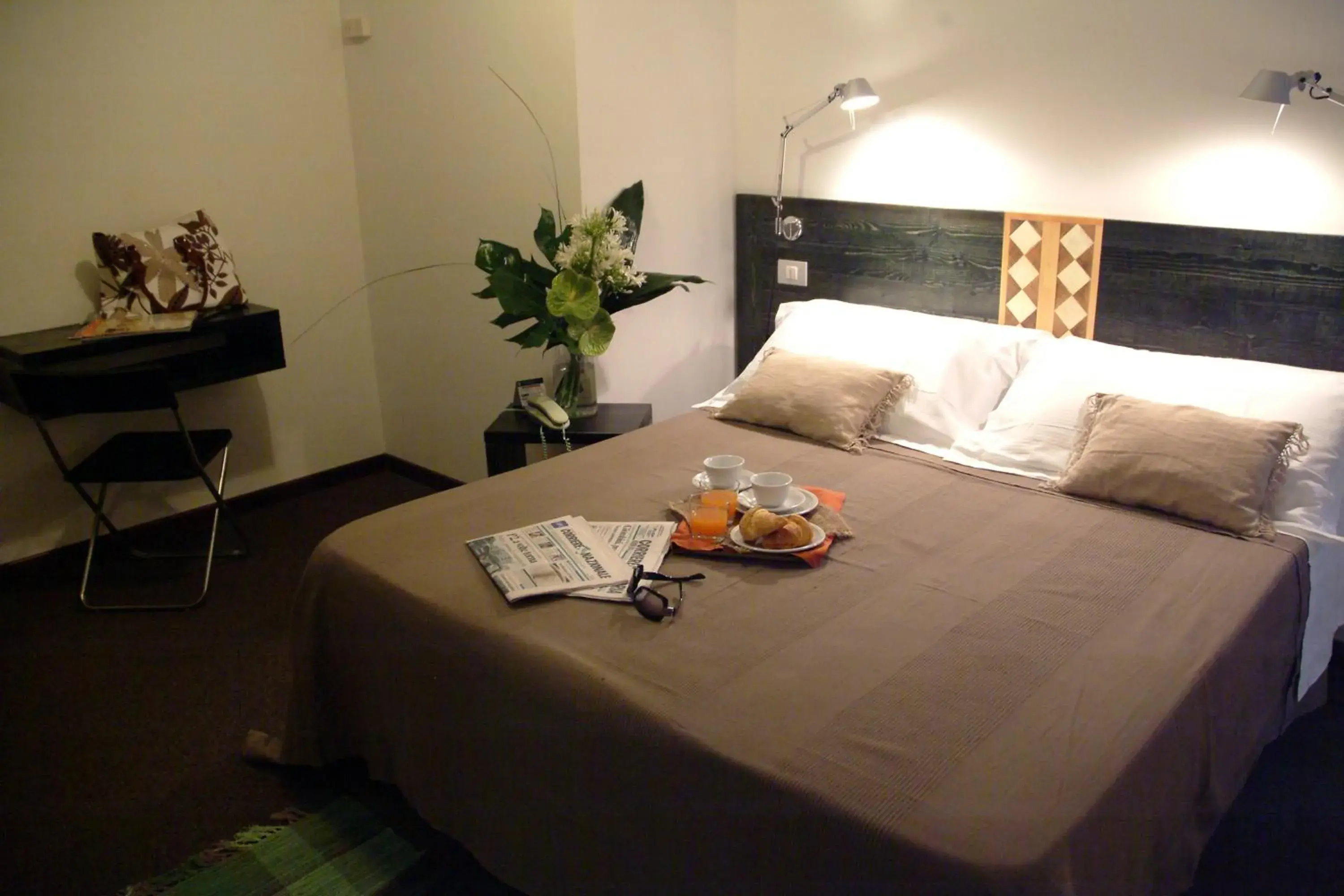 Bed in Hotel Orvieto Bed in Hotel Orvieto