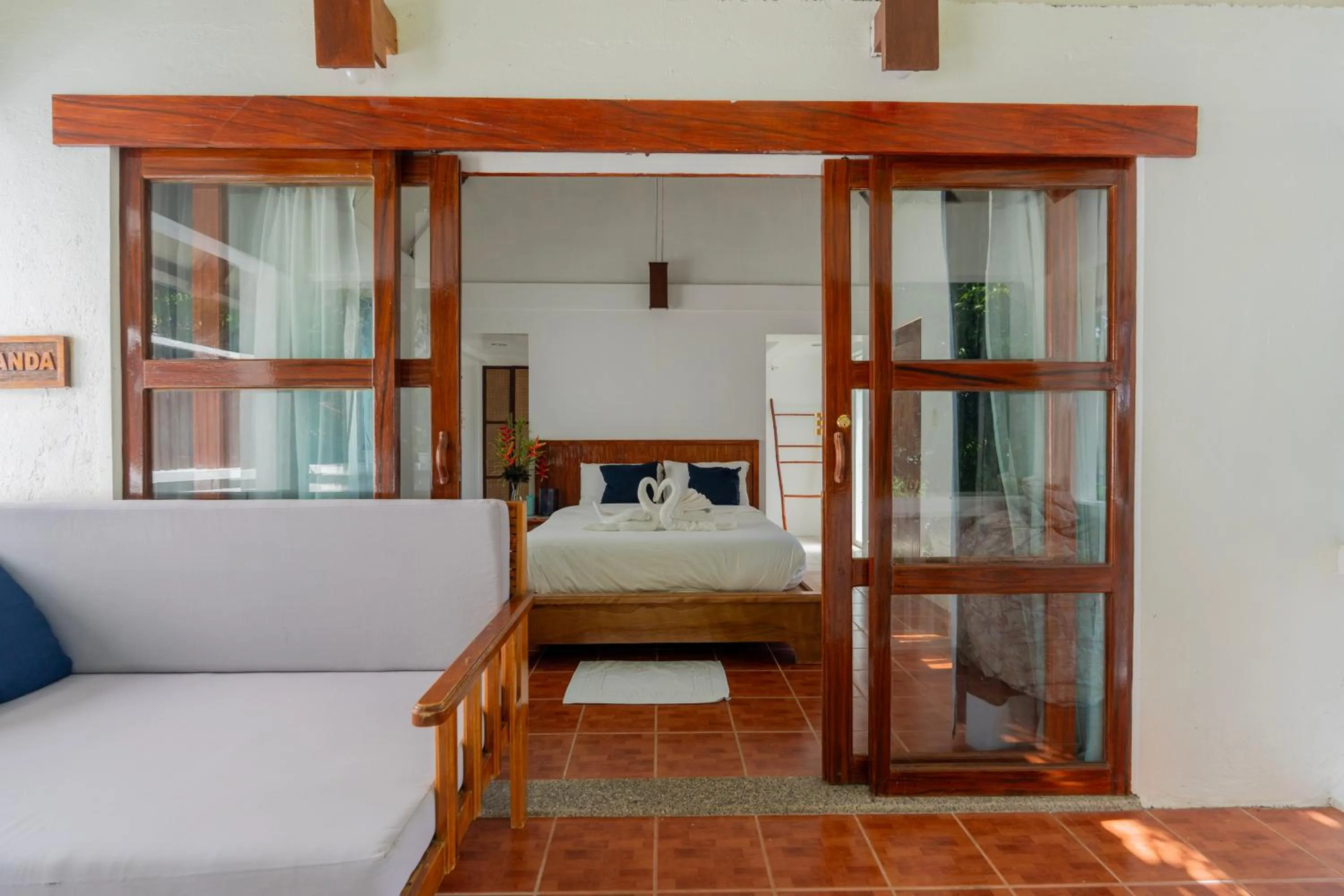 Bed in Casalay Boutique Villas & Dive