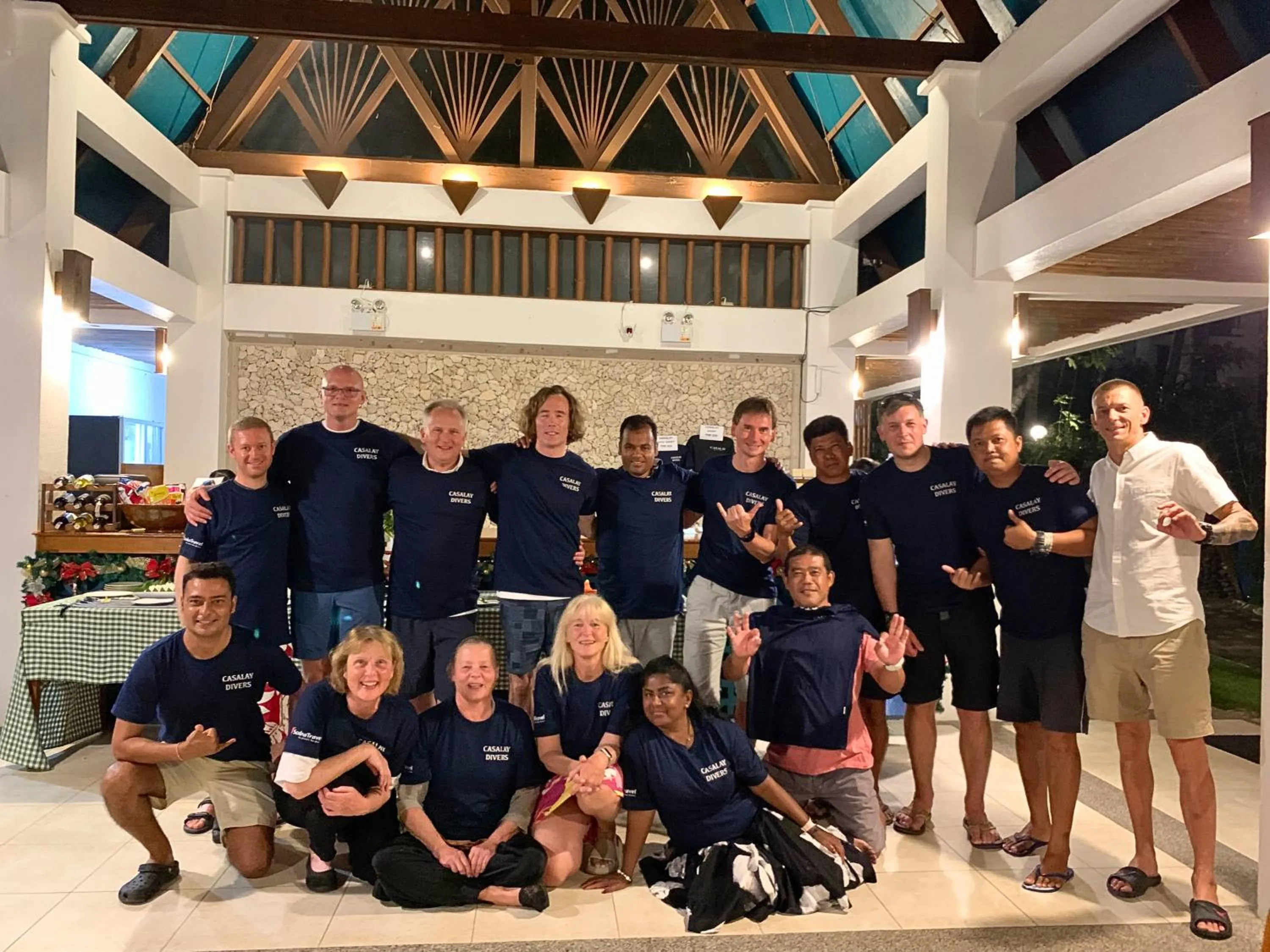 People in Casalay Boutique Villas & Dive