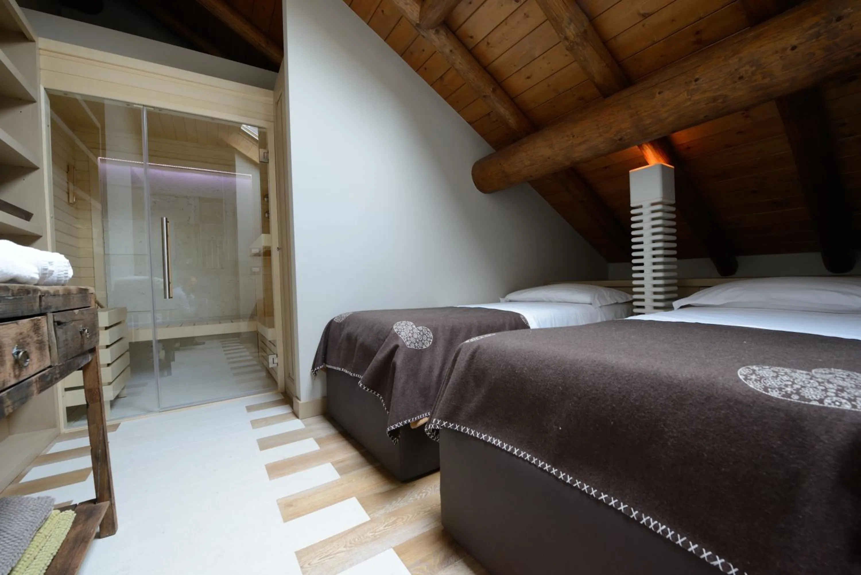 Bedroom, Bed in Hotel Vecchia Stazione Mountain Elegance