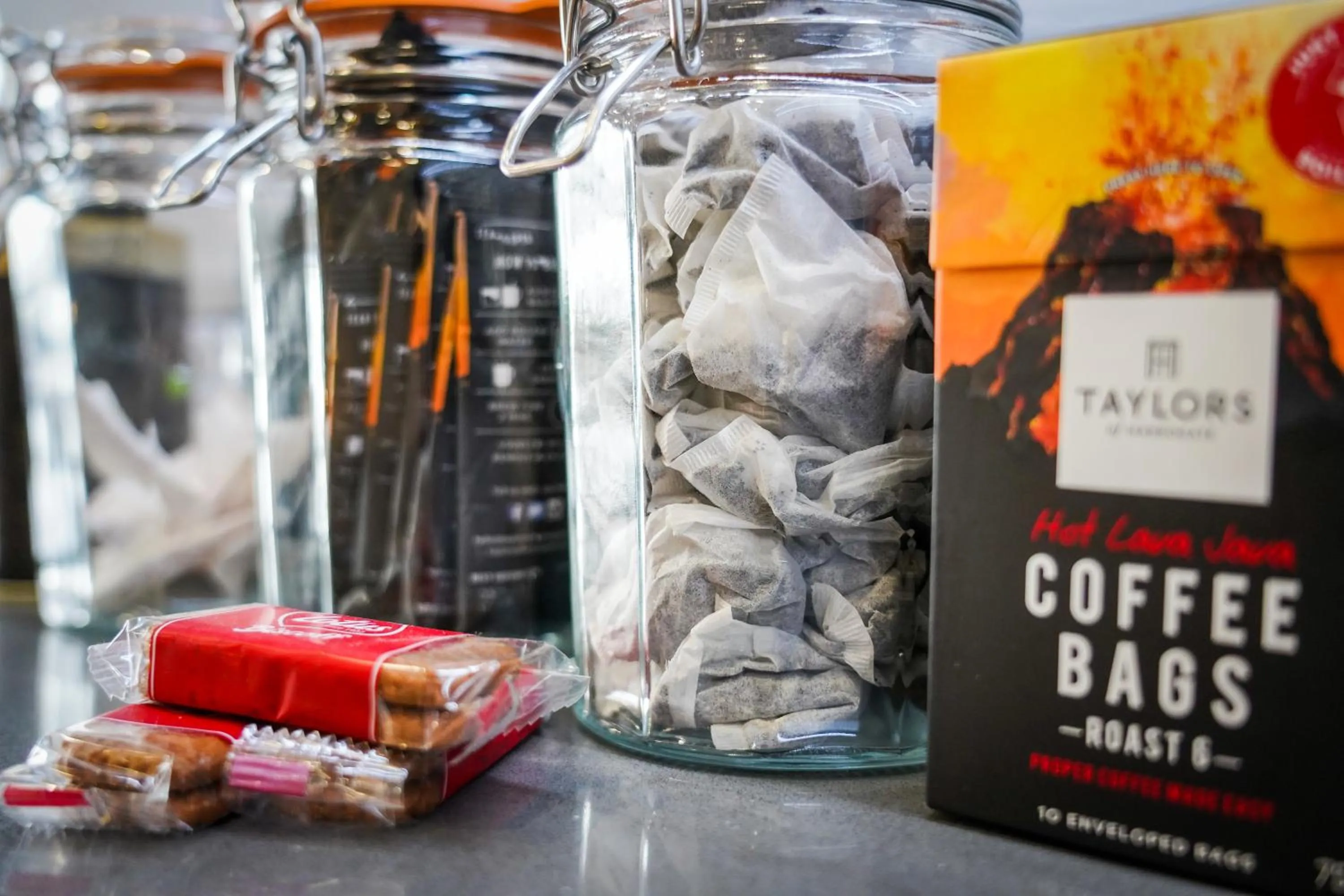 Food and drinks in Luxury Stevenage Town Centre Apartment