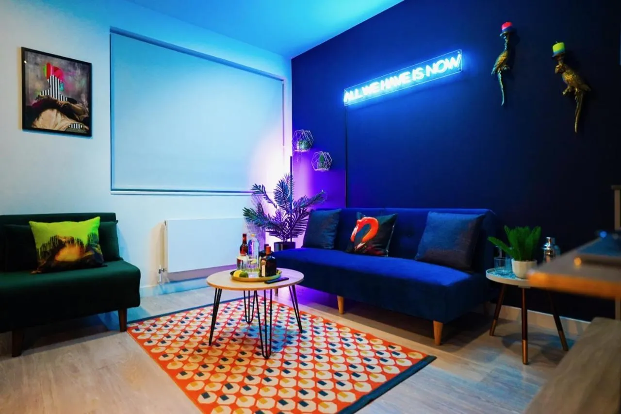 Living room in Luxury Stevenage Town Centre Apartment