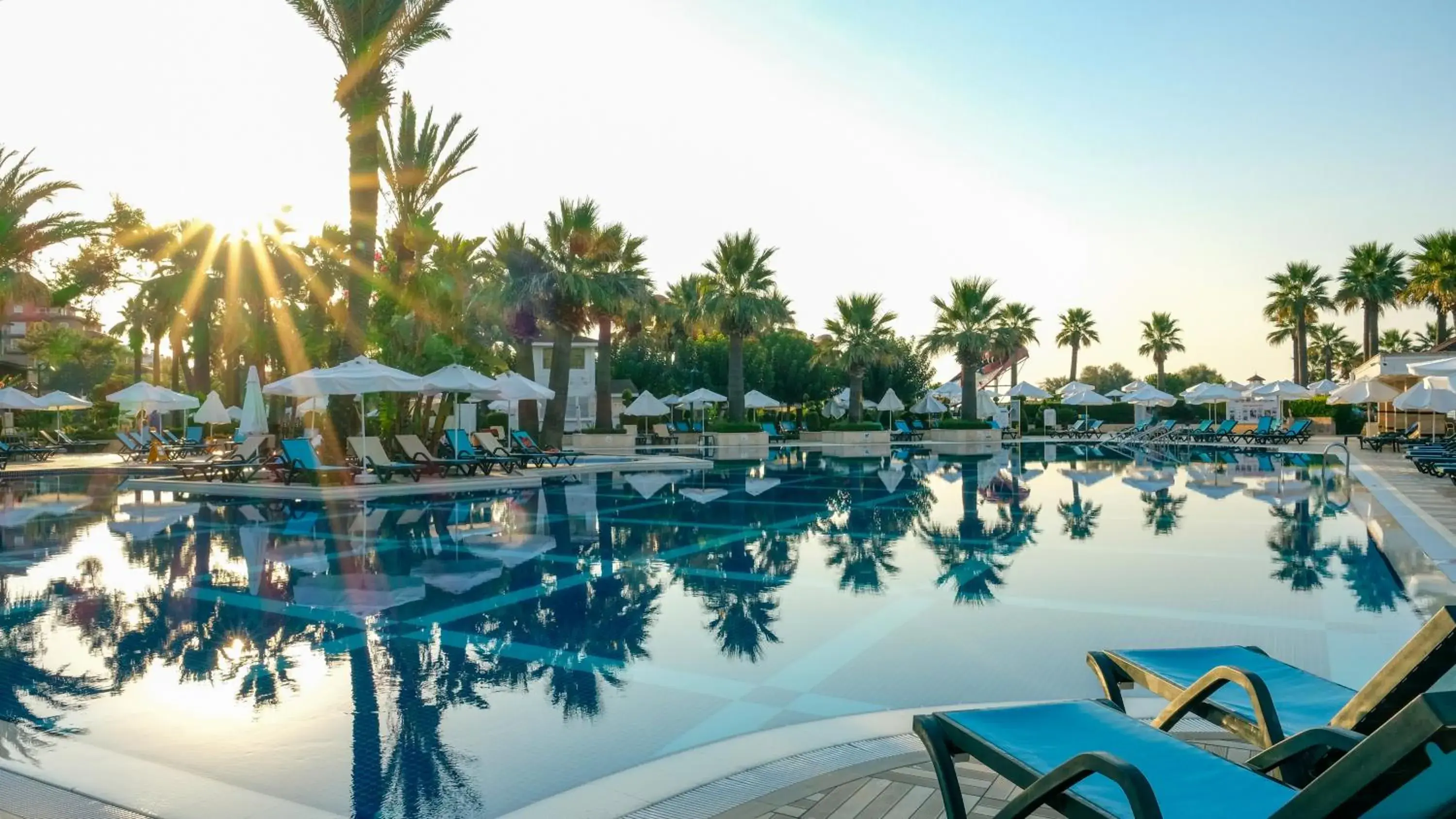 Pool view in Crystal Tat Beach Golf Resort & Spa - Ultimate All Inclusive Pool view in Crystal Tat Beach Golf Resort & Spa - Ultimate All Inclusive