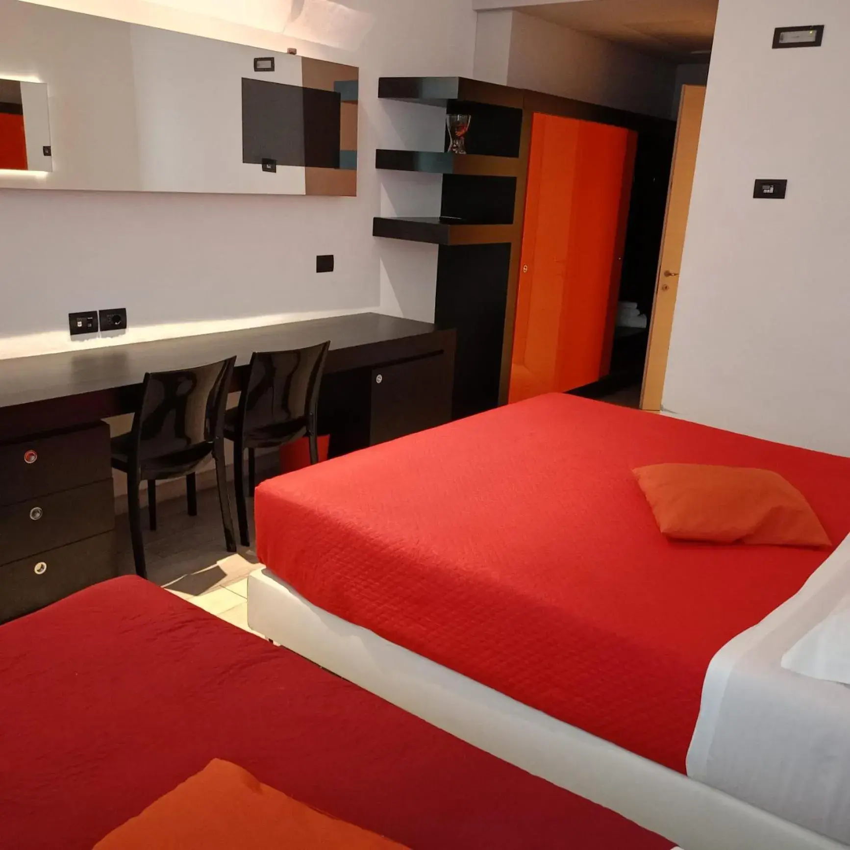 Bed in Blue Shades Hotel Bed in Blue Shades Hotel