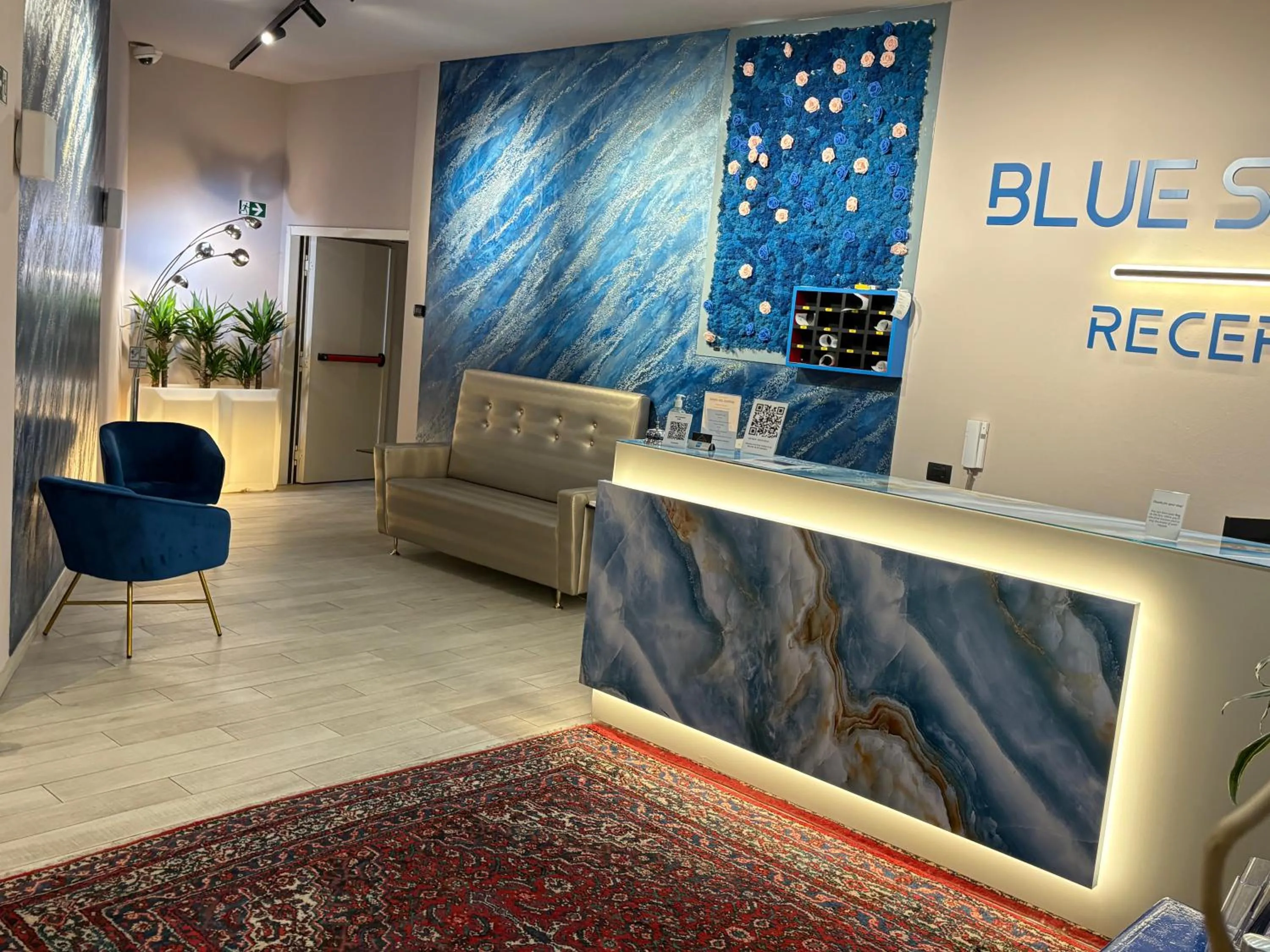 Property building in Blue Shades Hotel