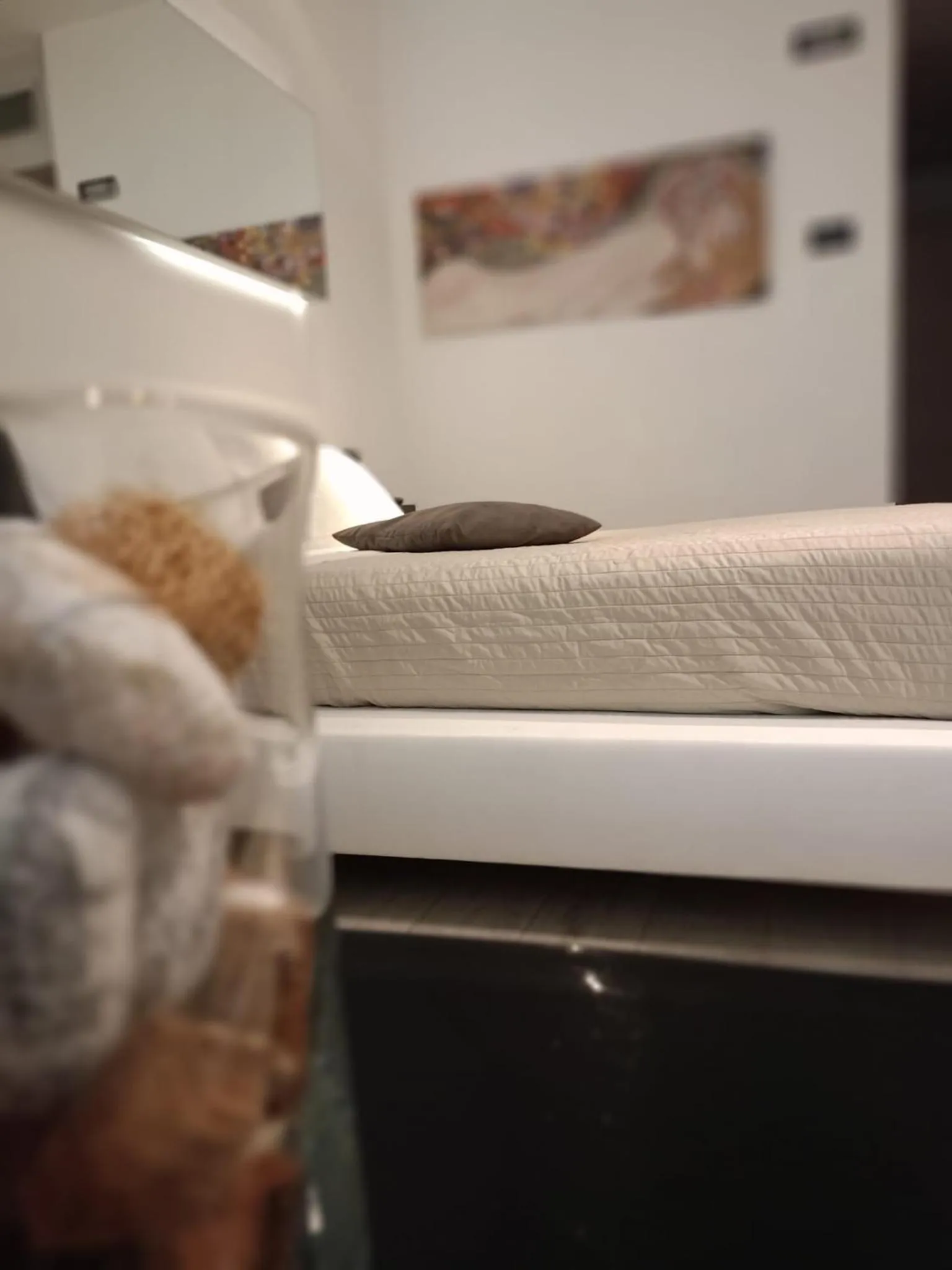 Decorative detail, Bed in Blue Shades Hotel