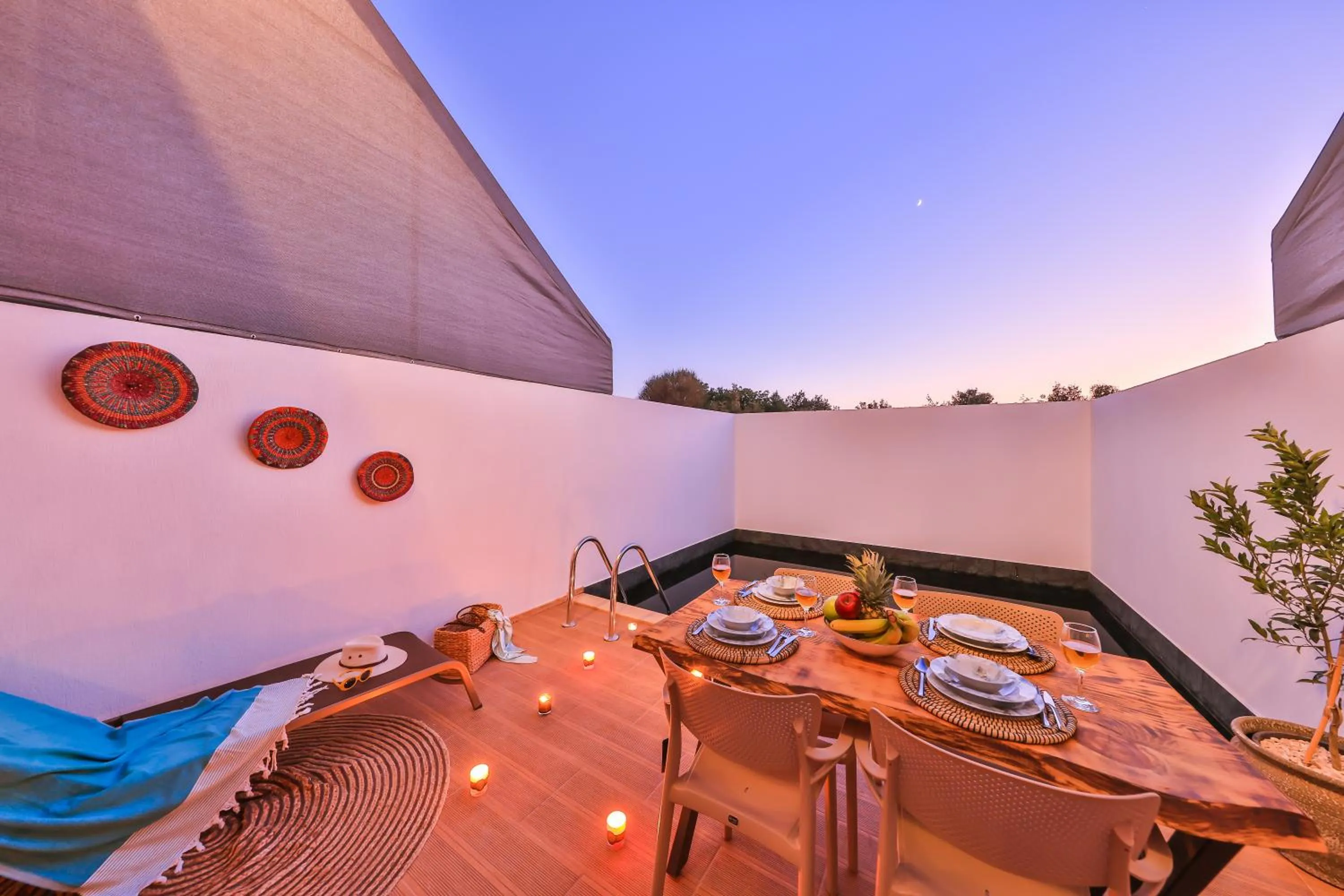 Balcony/Terrace in Villa Ay