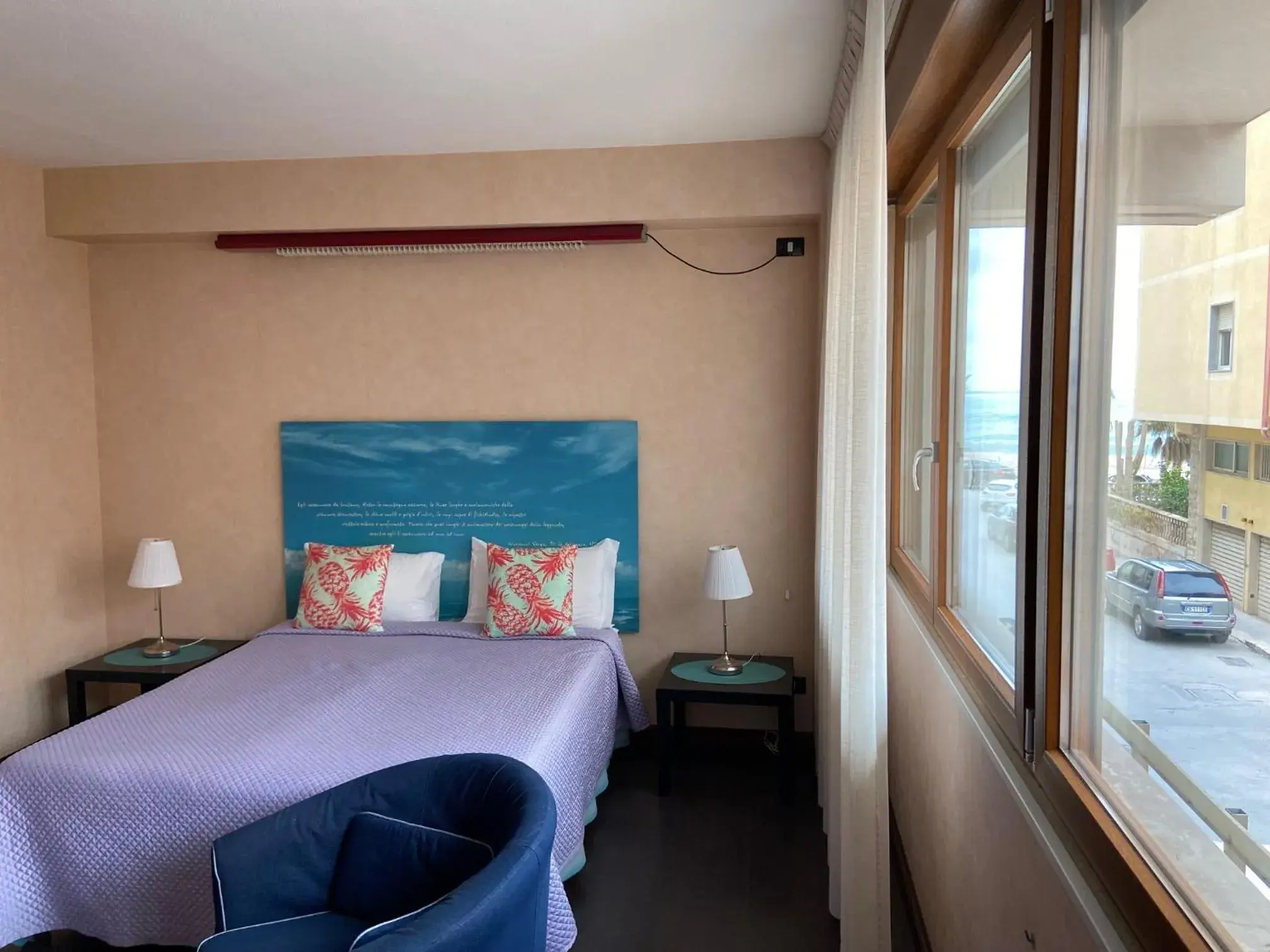 View (from property/room), Bed in Mare Nostrum Petit Hôtel View (from property/room), Bed in Mare Nostrum Petit Hôtel