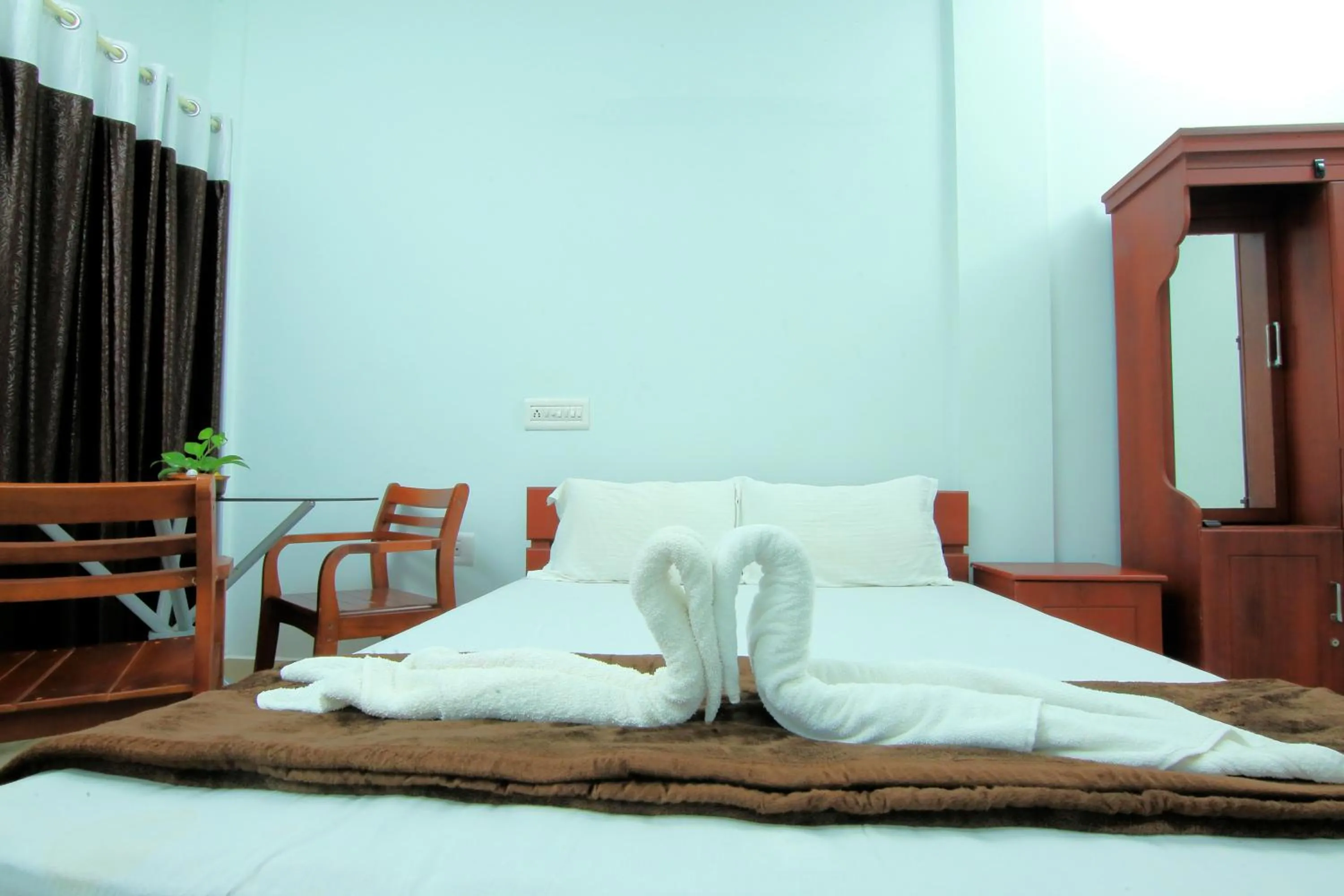 Bedroom, Bed in Shalom Beach Residency