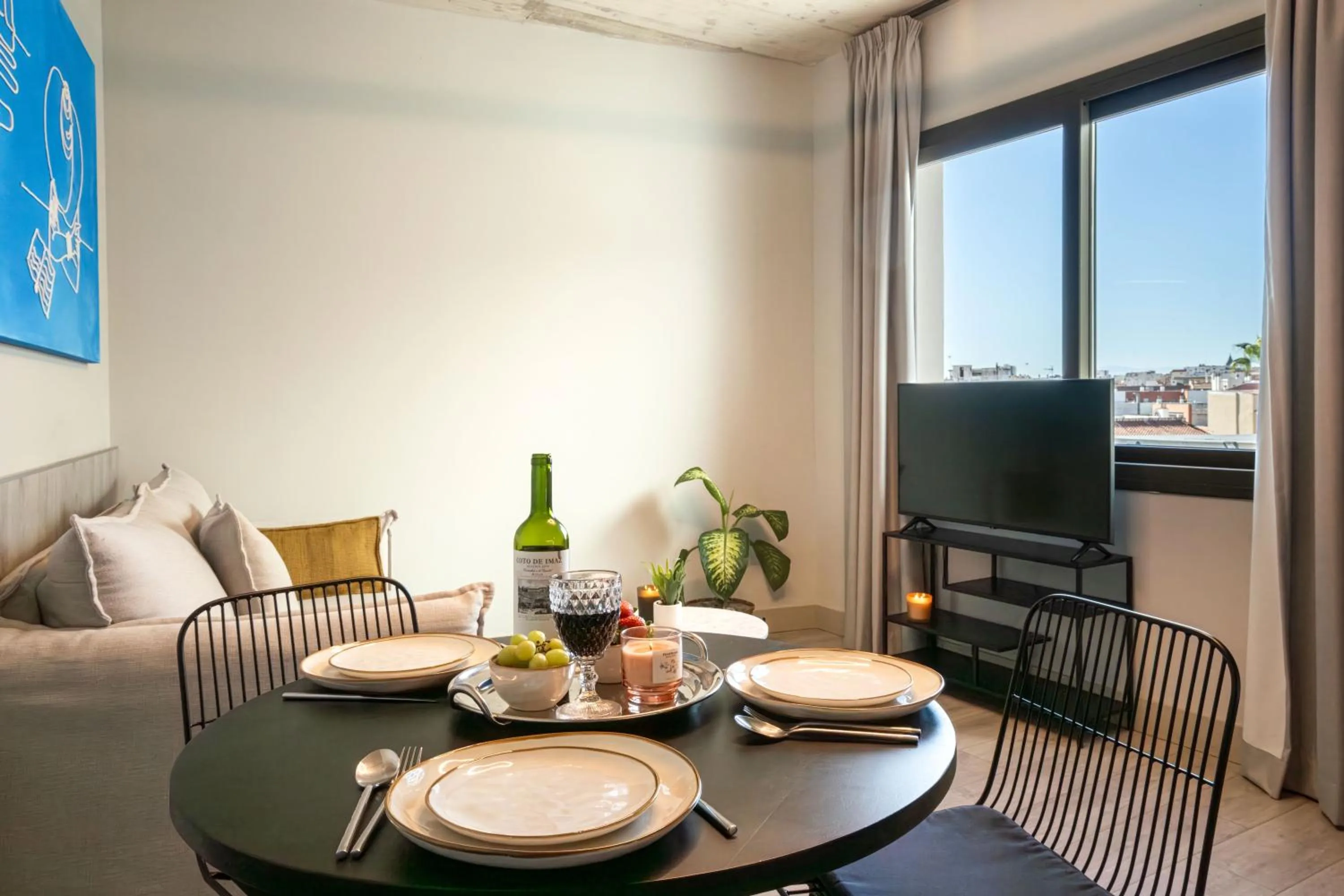 Living room in Coeo Parras Design Apartments