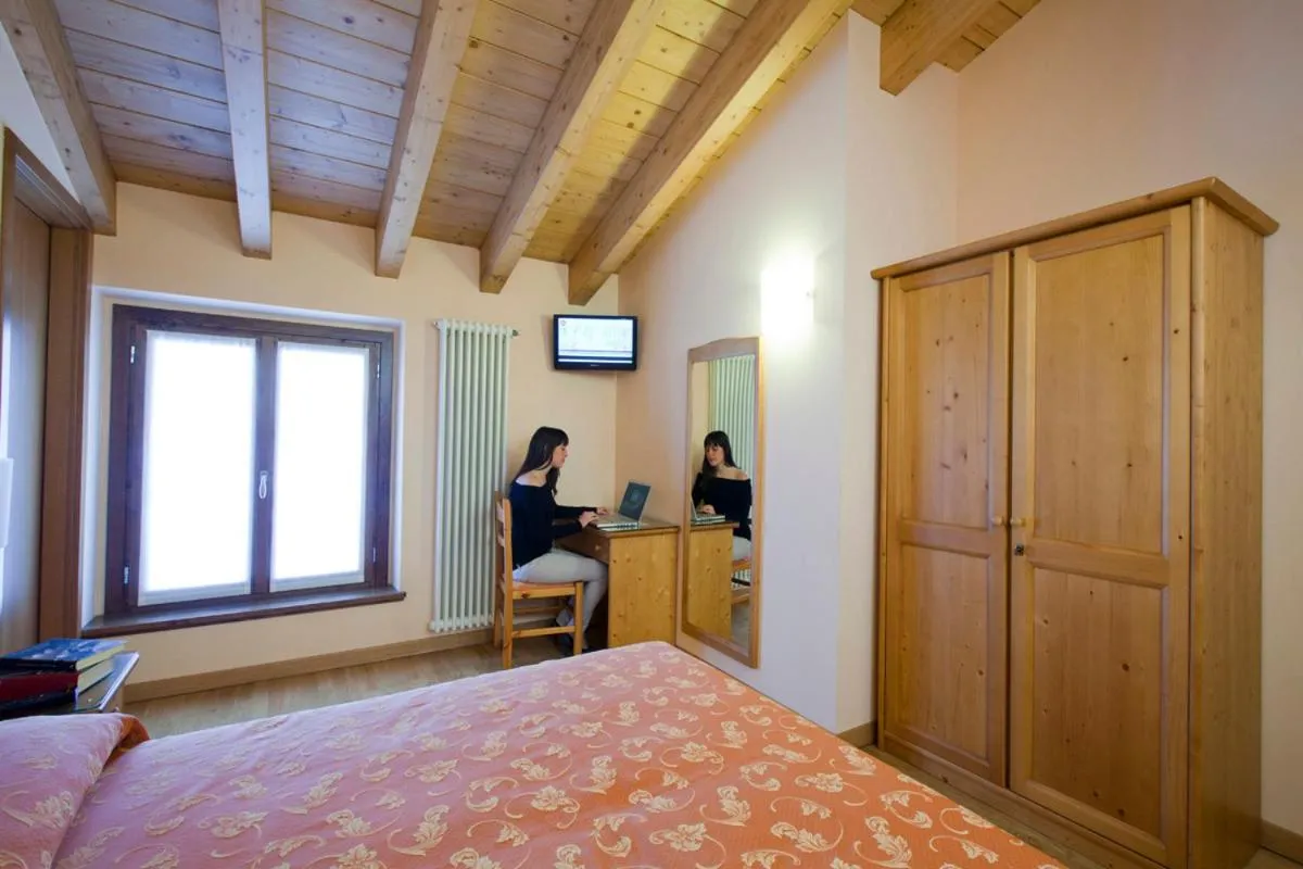 Bed in Hotel Ferrari
