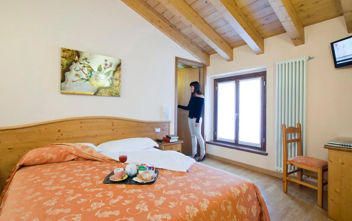 Bed in Hotel Ferrari