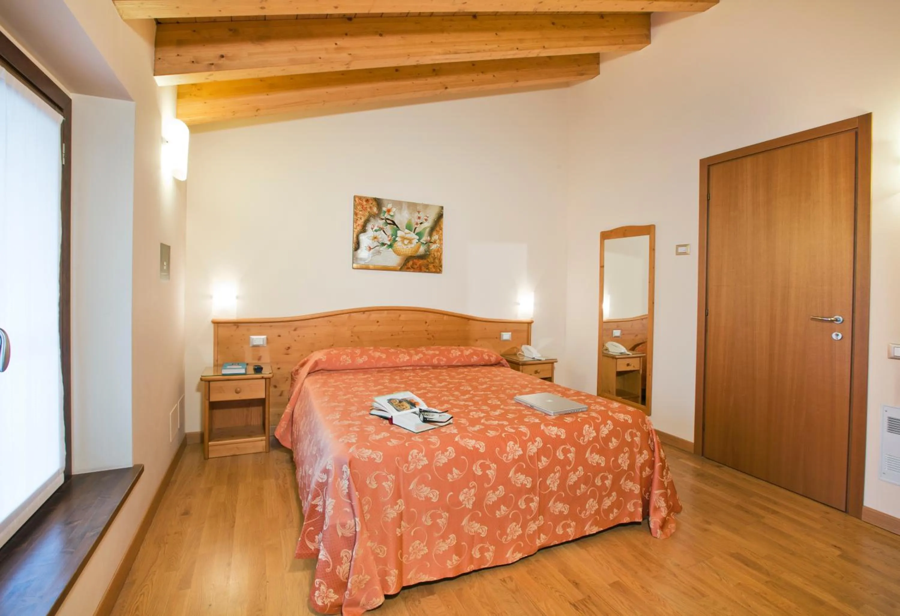 Bed in Hotel Ferrari
