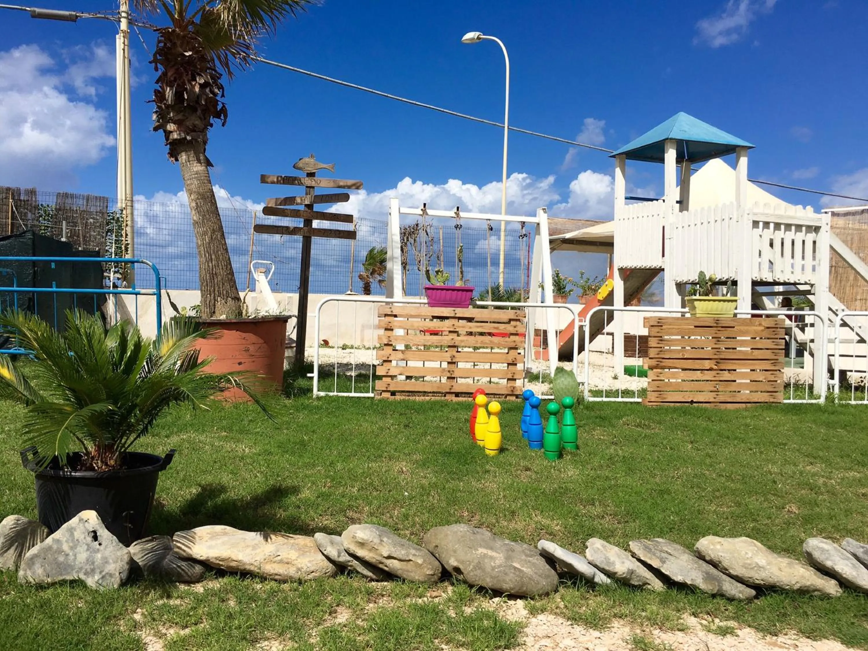 Children play ground in Case Playa