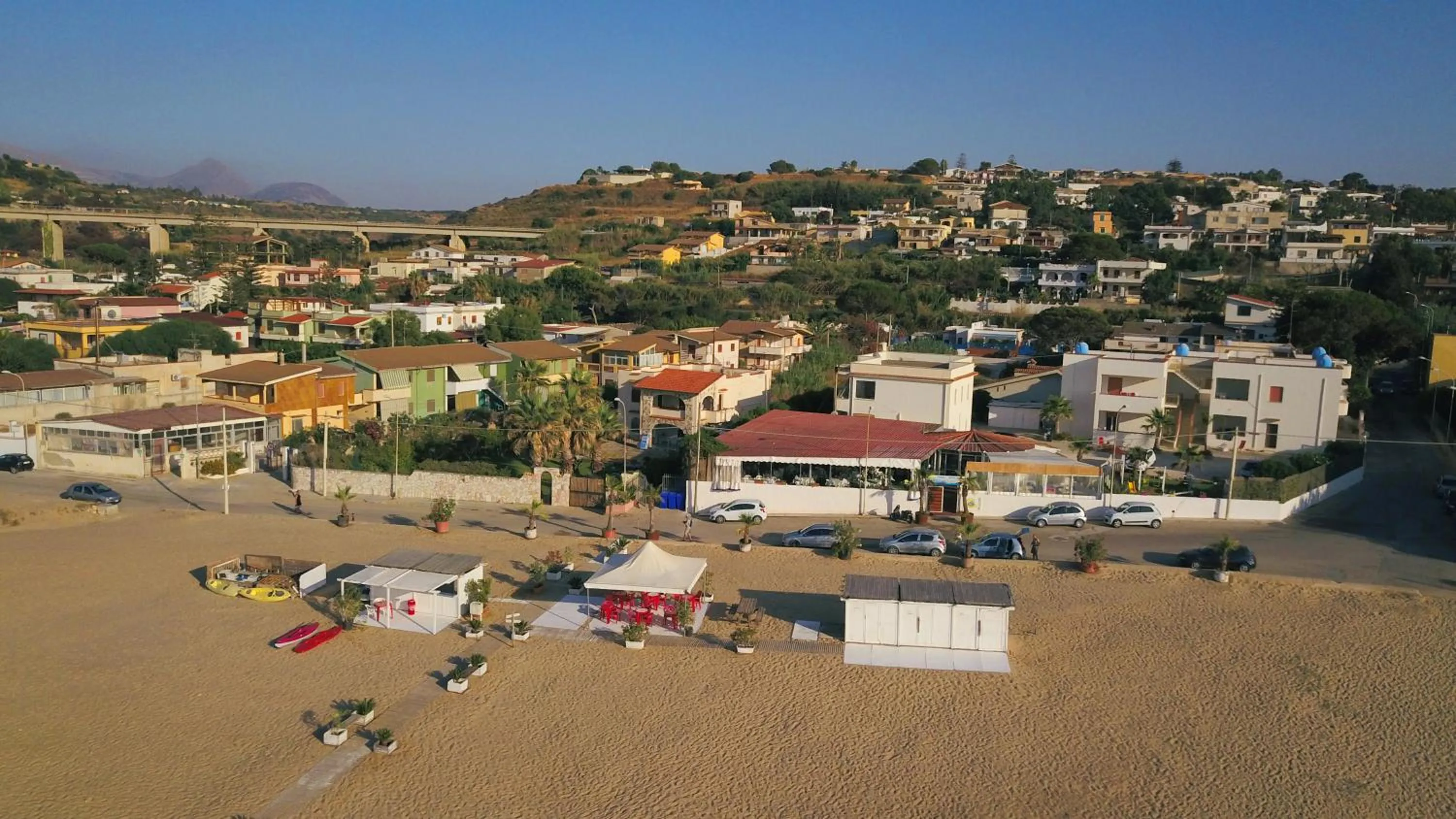 Bird's eye view in Case Playa