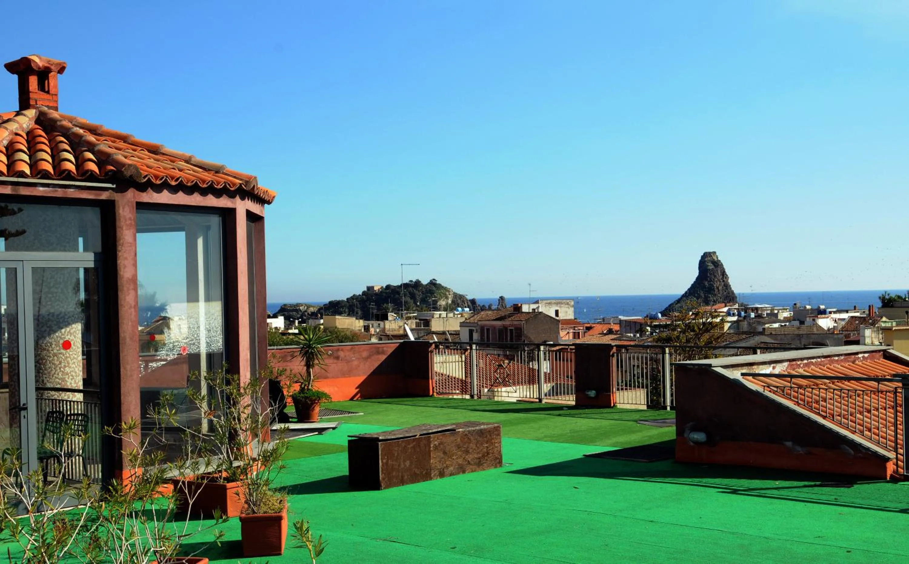 Balcony/Terrace, Swimming Pool in Marina Palace Hotel & Congress Hall
