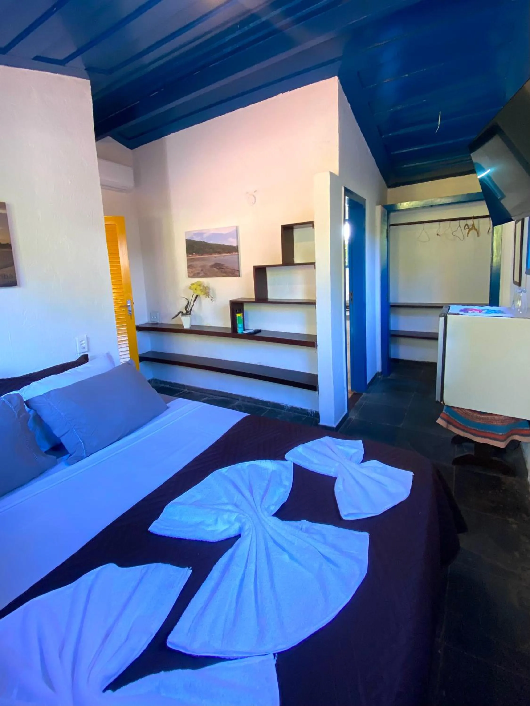 Bed in Pousada Alicia