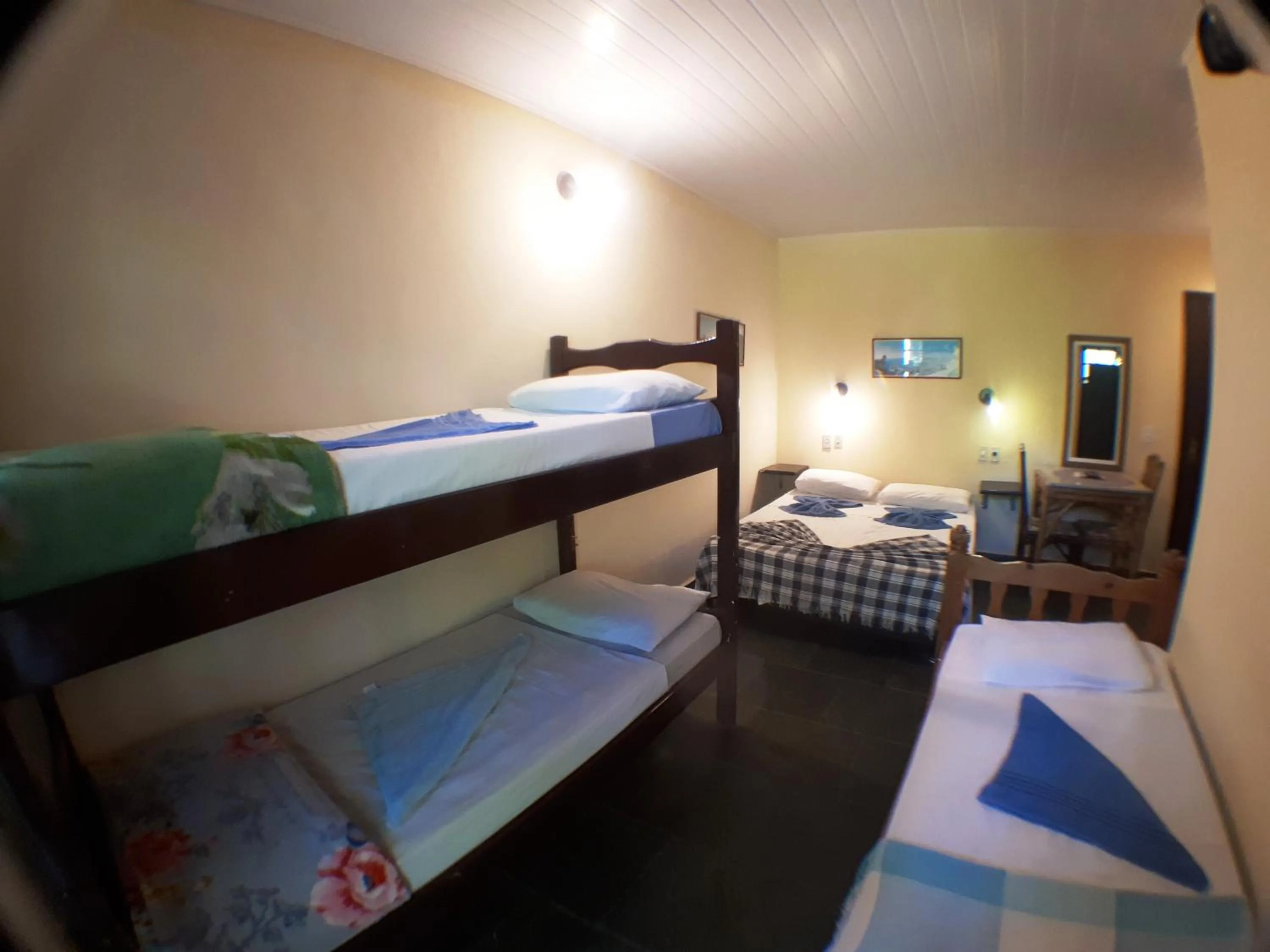 Bed in Pousada Alicia