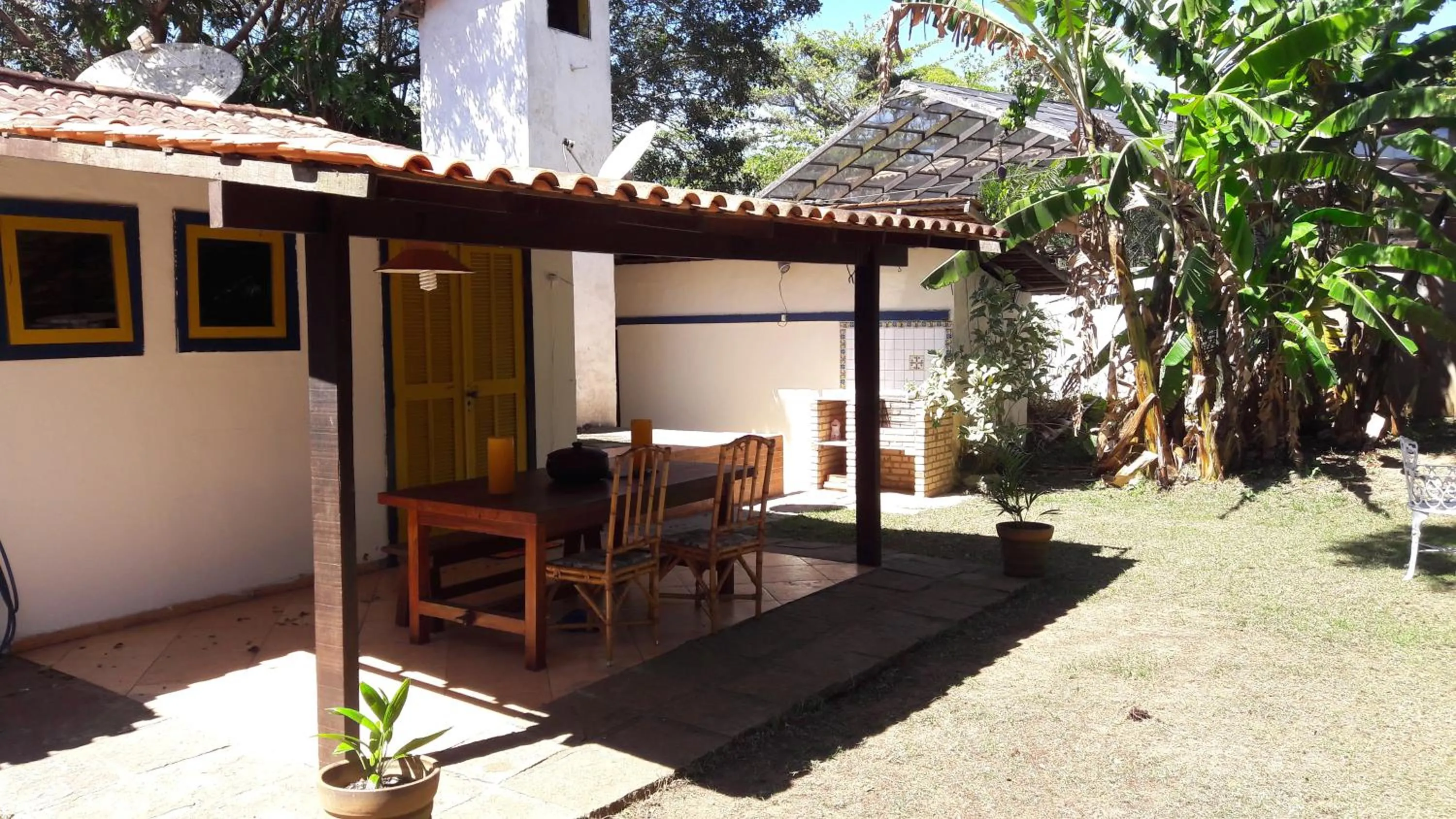 BBQ facilities in Pousada Alicia