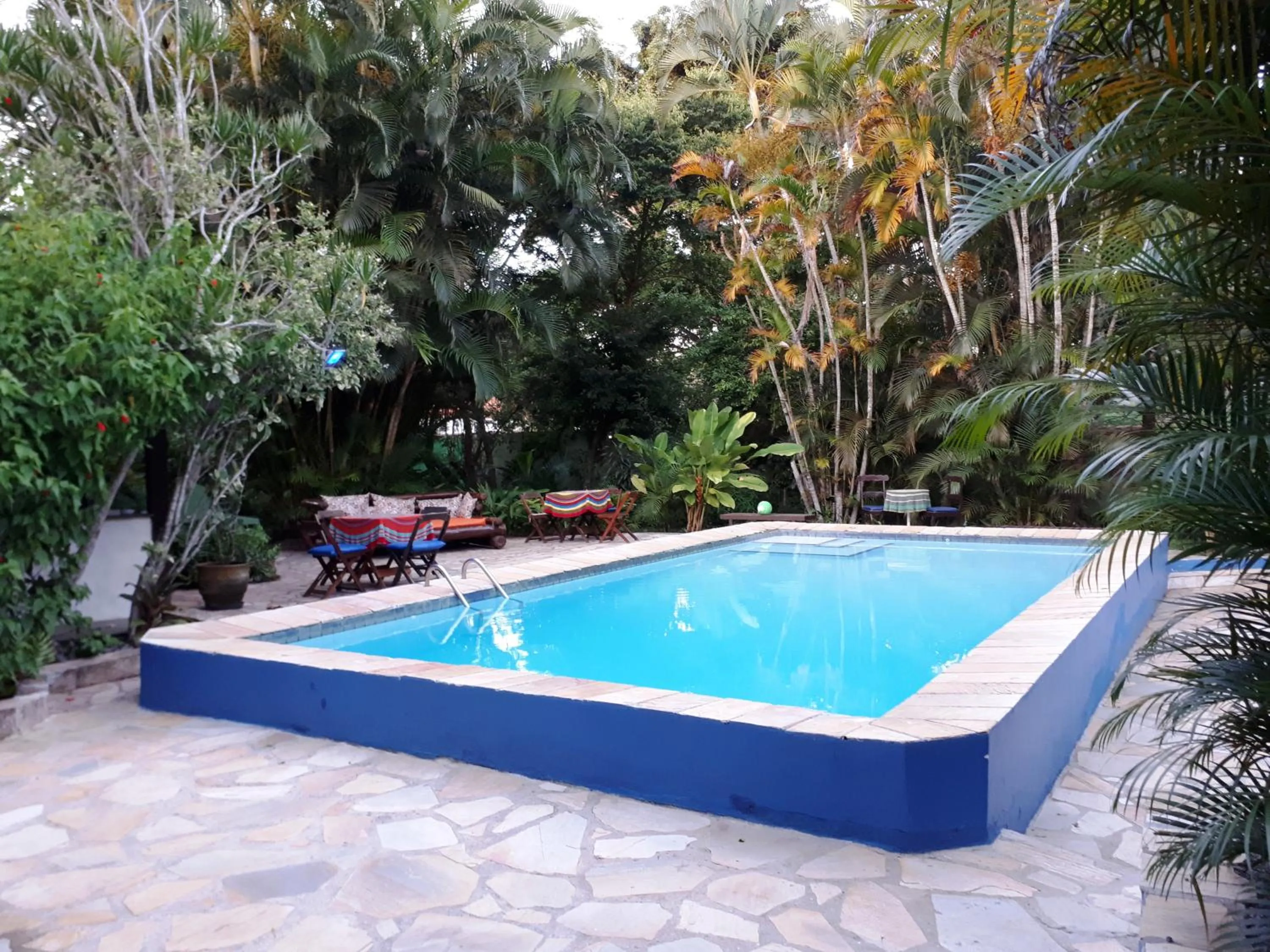 Garden view in Pousada Alicia