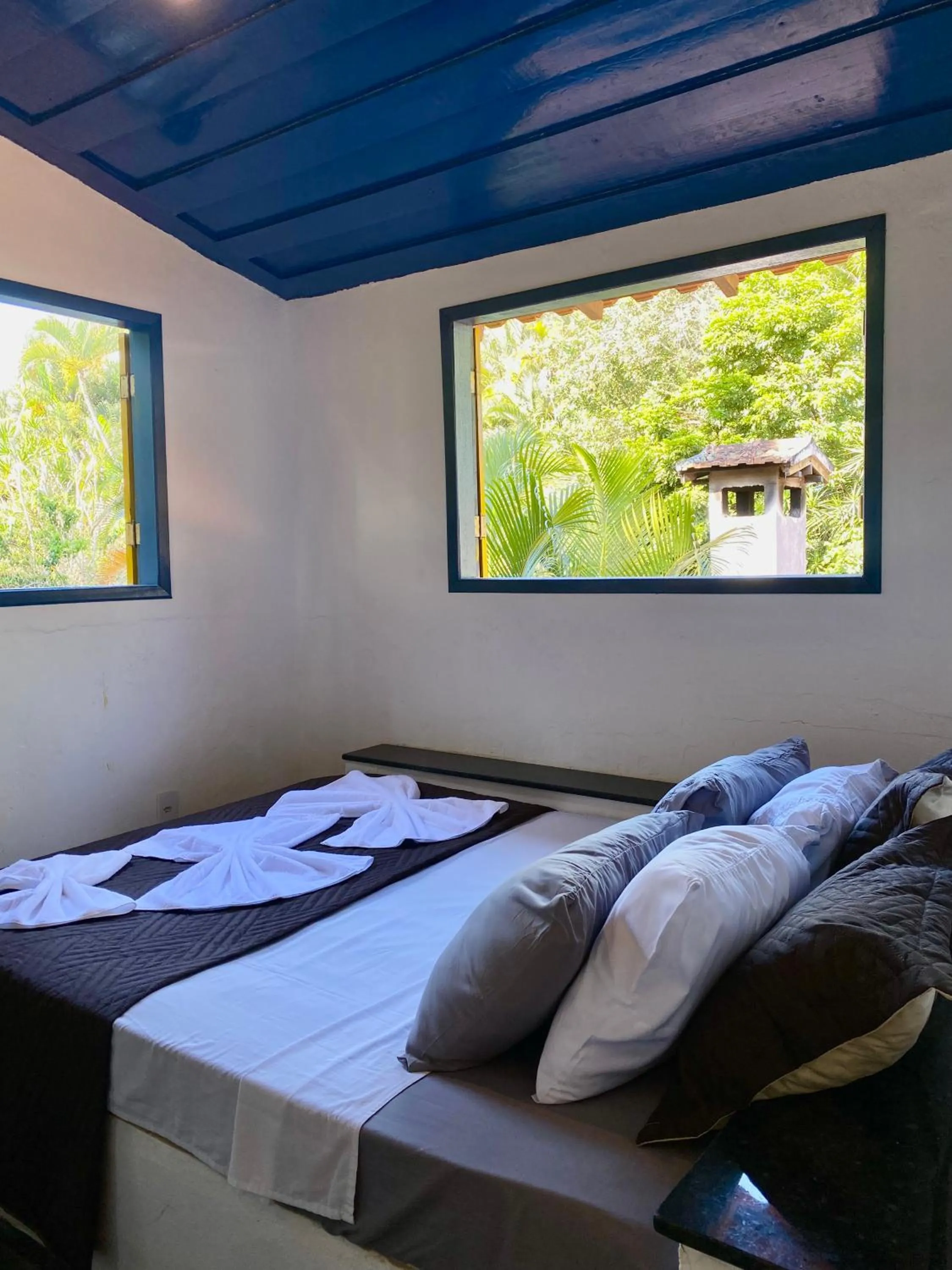 Bed in Pousada Alicia