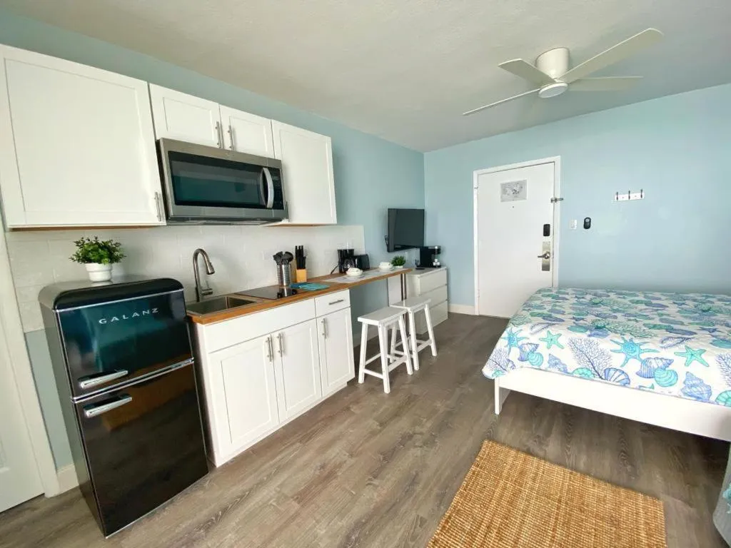 Bed in Sea Dip Resort Studios!