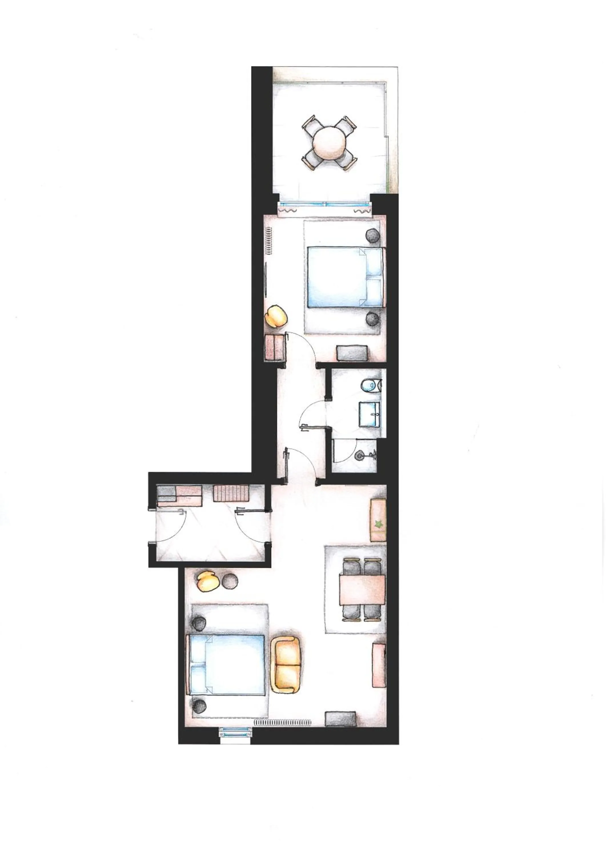 Floor plan in The Viaduct - Suites & More