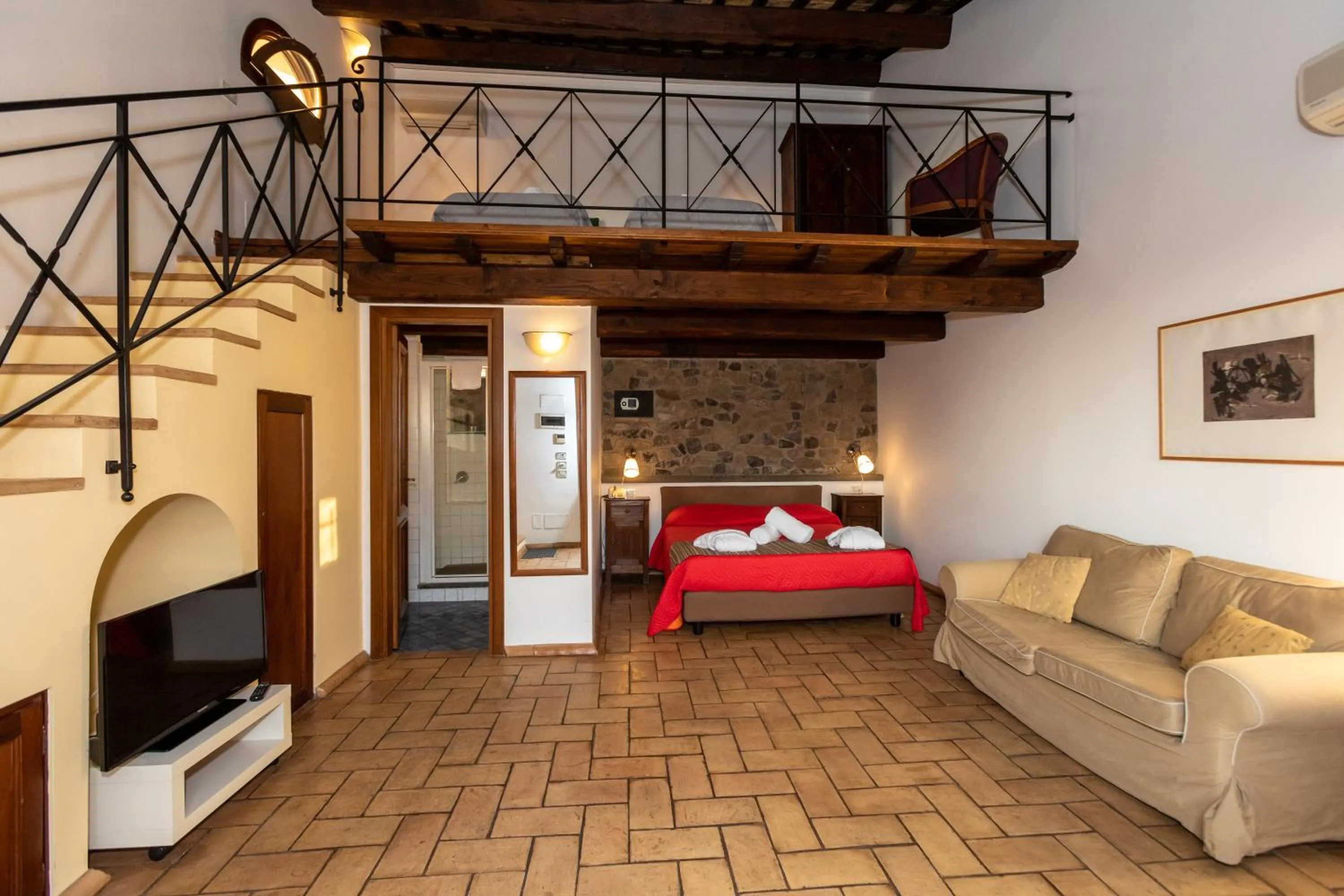 Photo of the whole room, Bed in Residenza d'Epoca Pietra Di Ponente