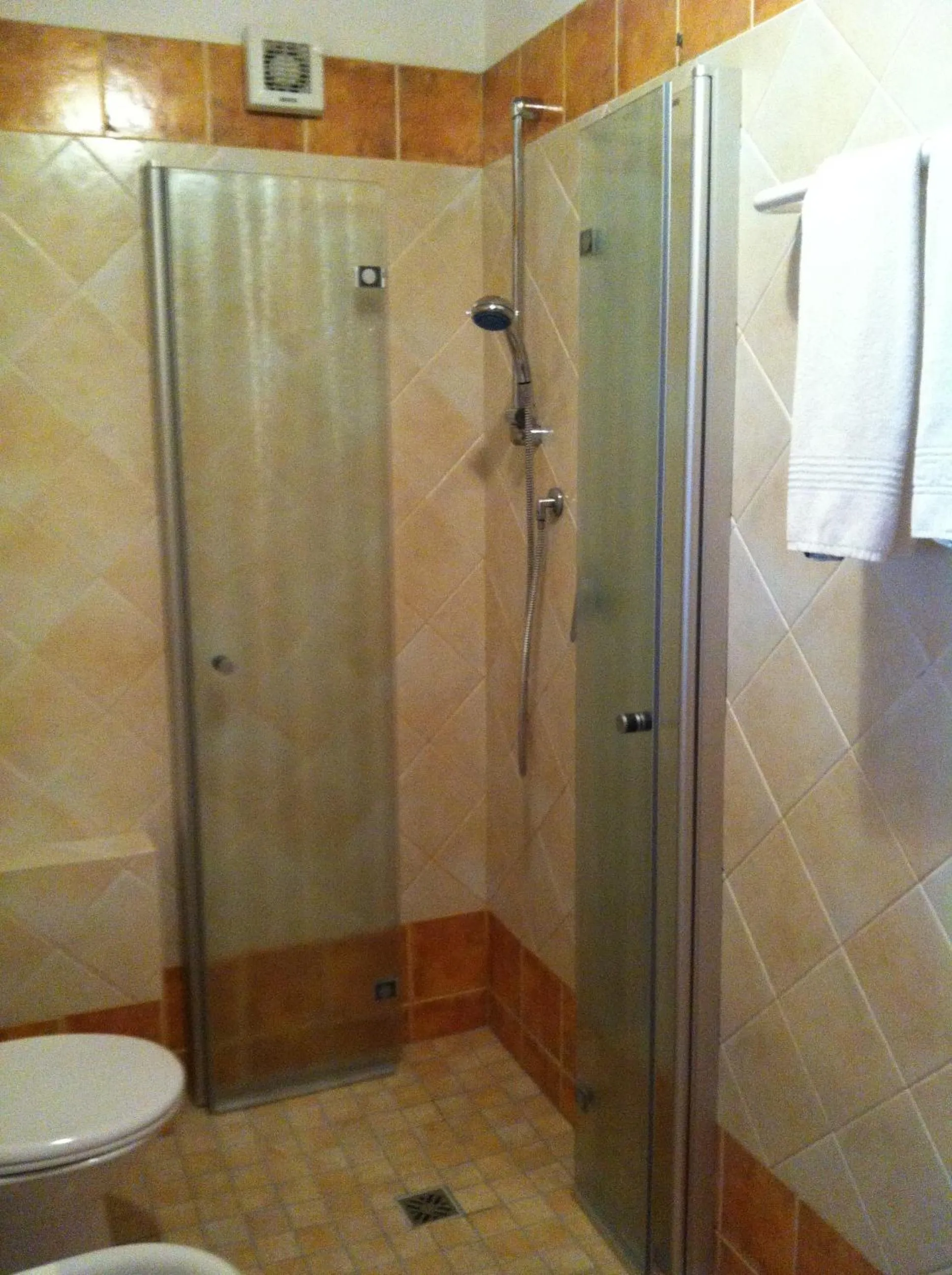 Shower in Piccolo Hotel Sciliar