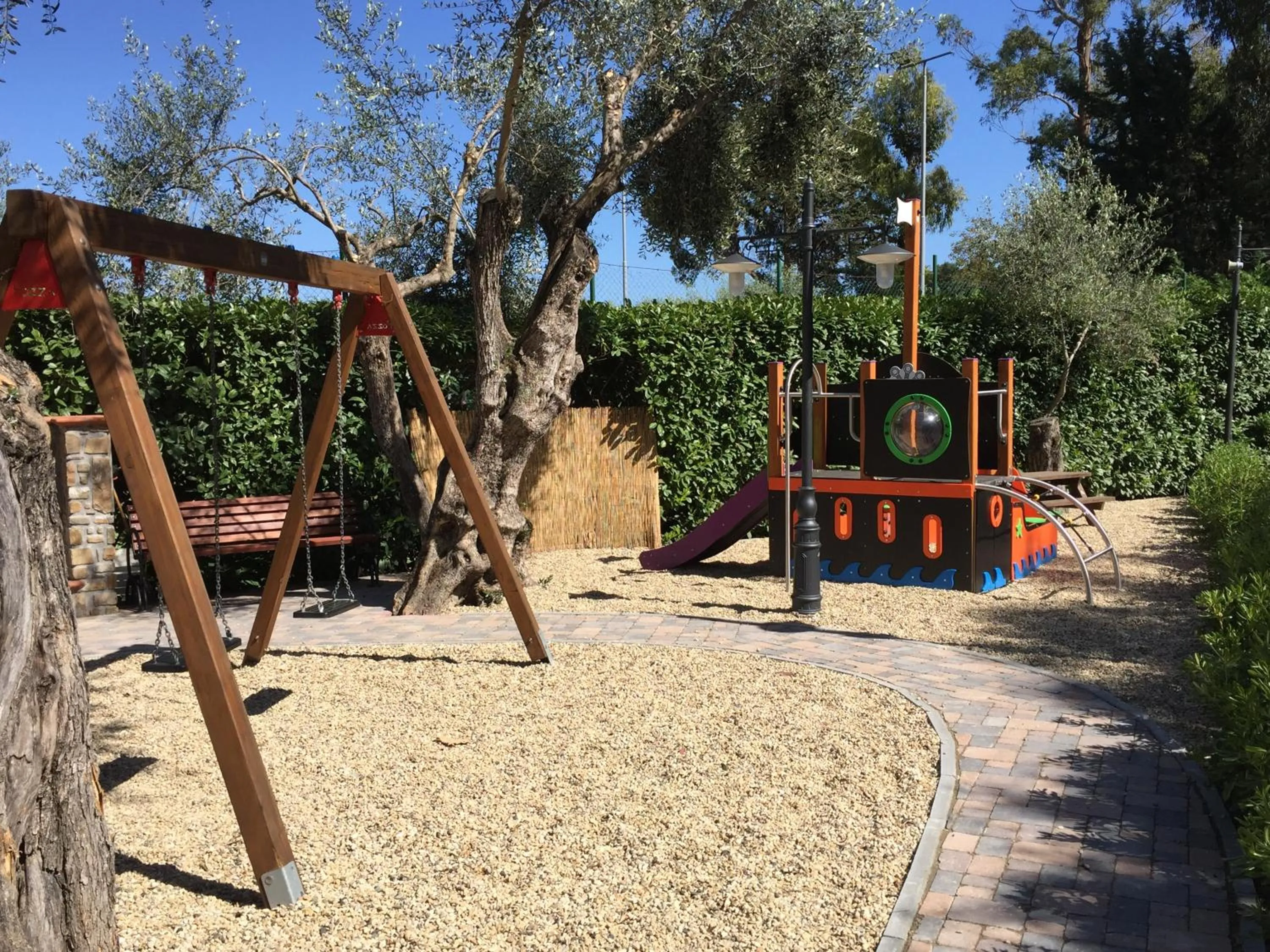 Children play ground in Camping Edy